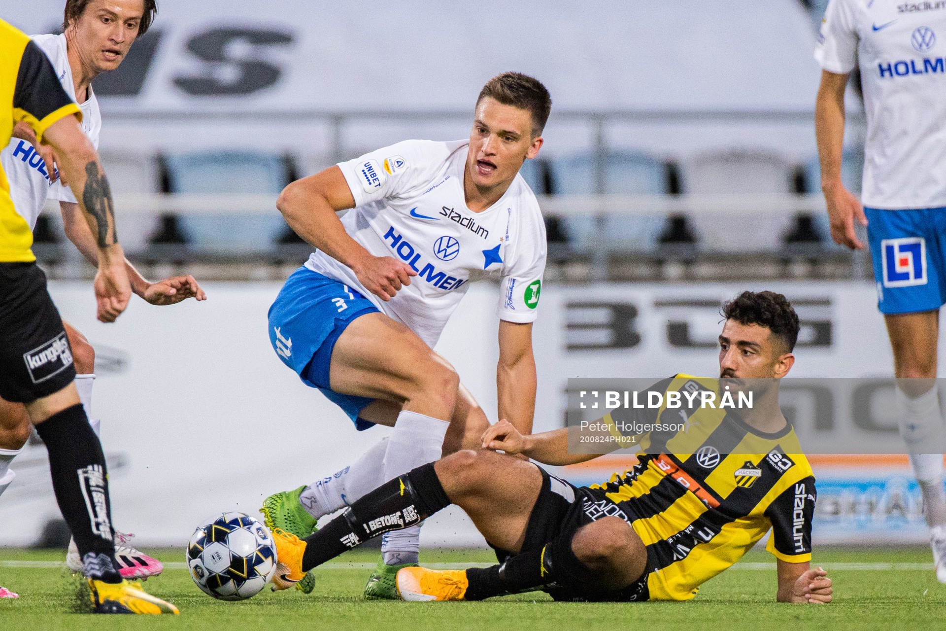 IFK Norrköpings Rasmus Stensbæk Lauritsen och Häckens