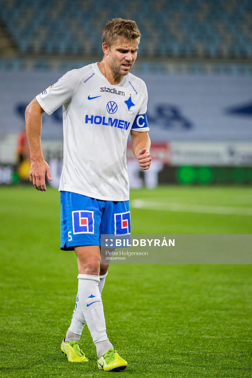 IFK Norrköpings Christoffer Nyman har ont