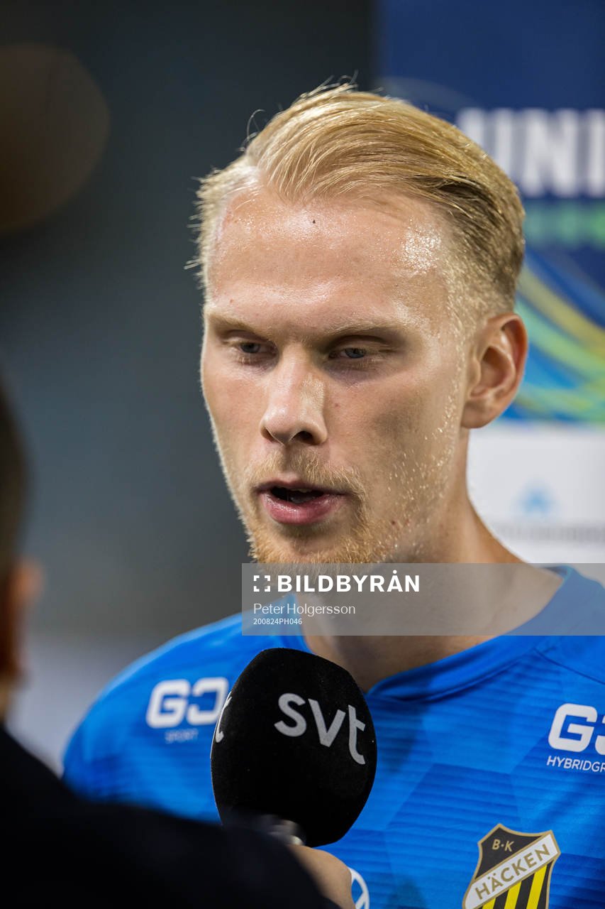 Häckens målvakt Pontus Dahlberg