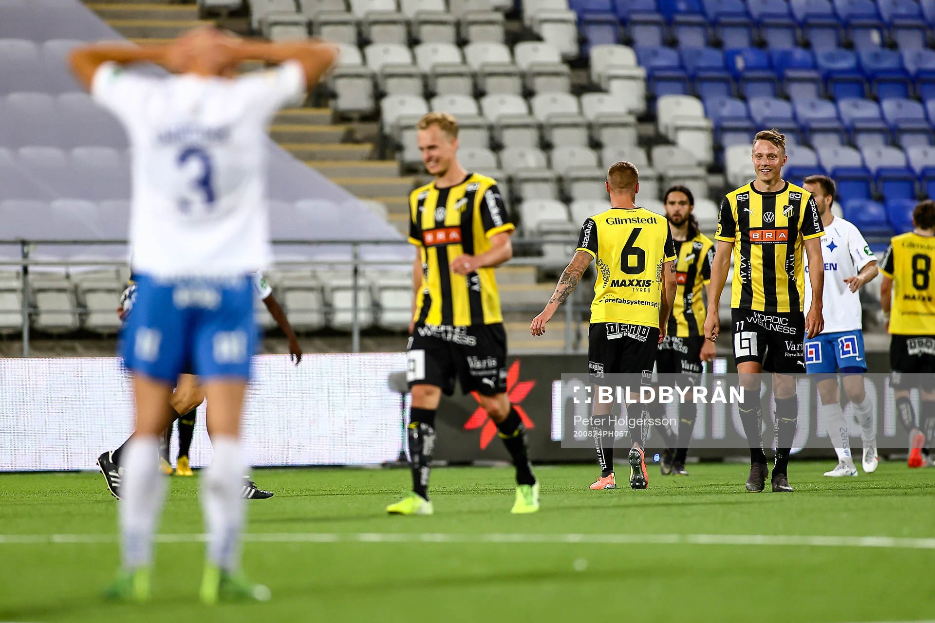 IFK Norrköpings Rasmus Stensbæk Lauritsen deppar och