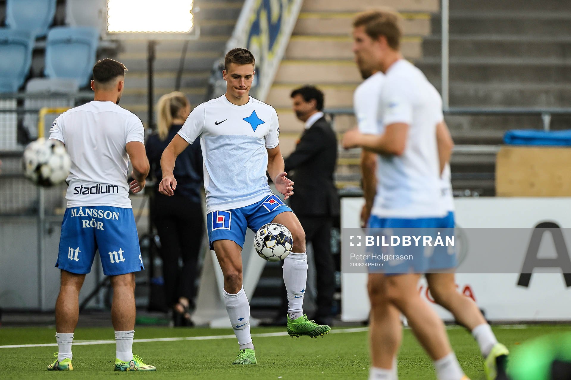 IFK Norrköpings Rasmus Stensbæk Lauritsen före