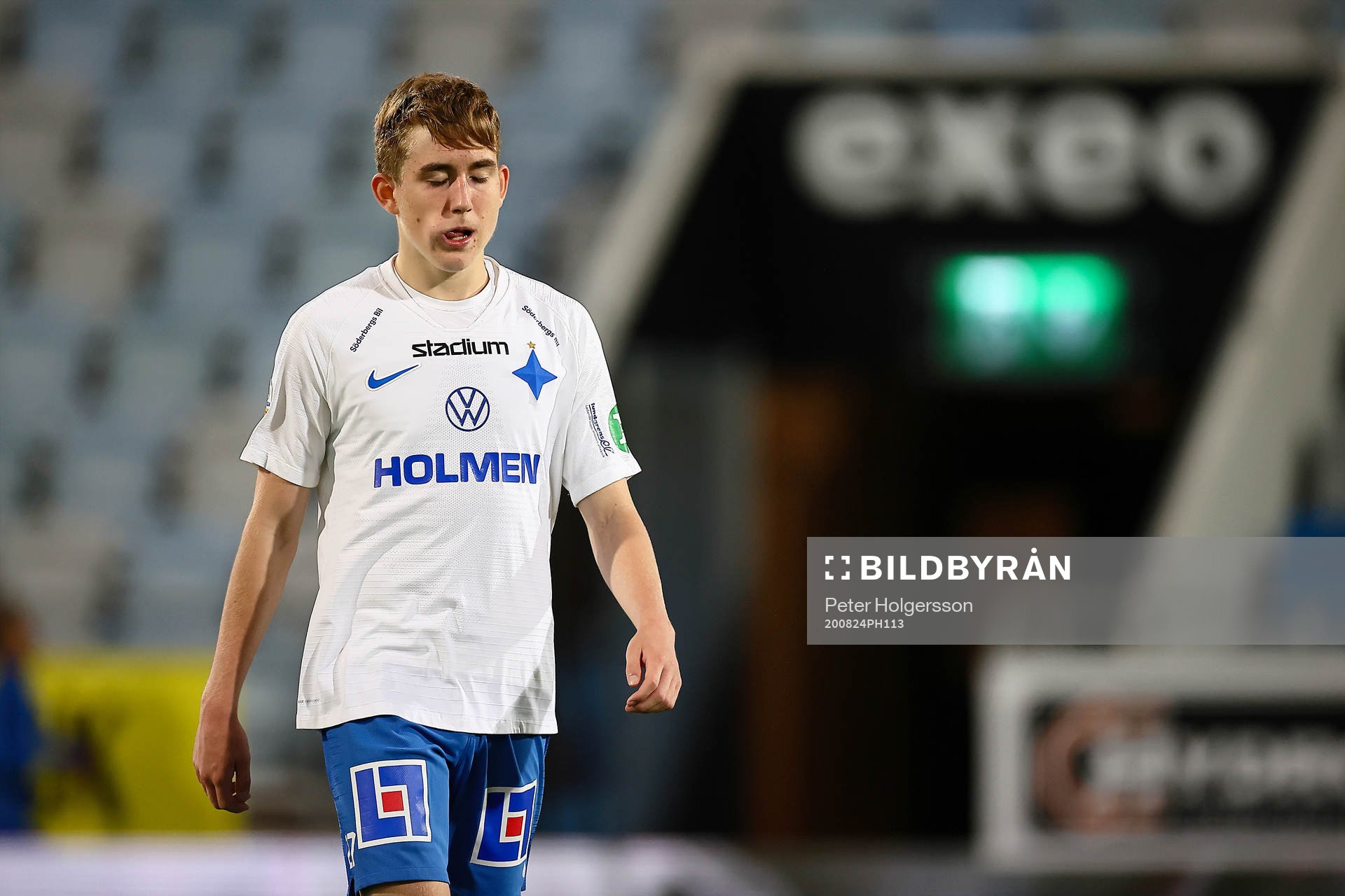 IFK Norrköpings Ísak Bergmann Jóhannesson deppar