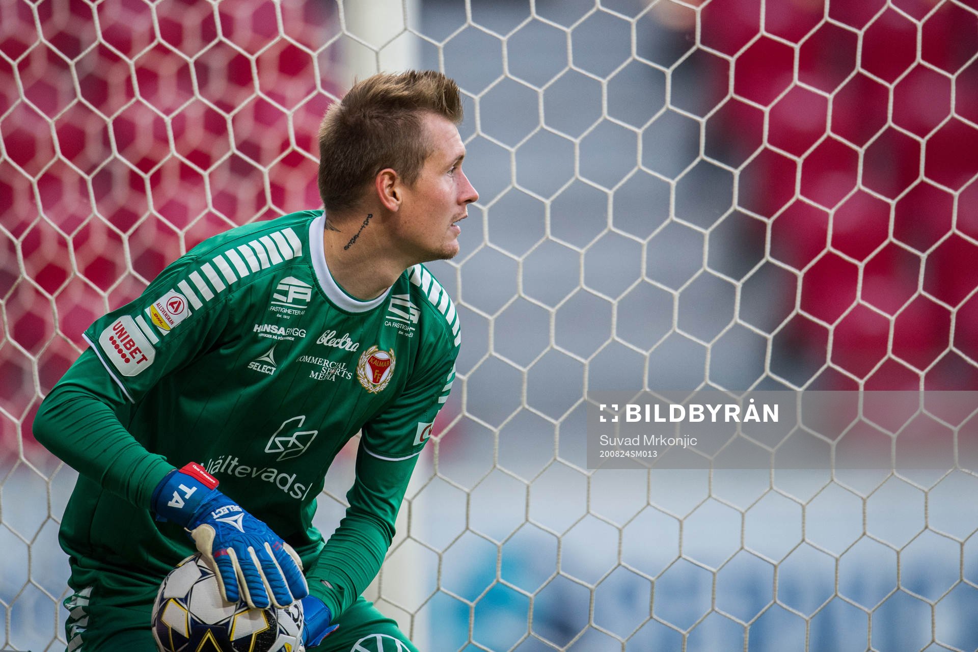 Kalmars målvakt Tobias Andersson