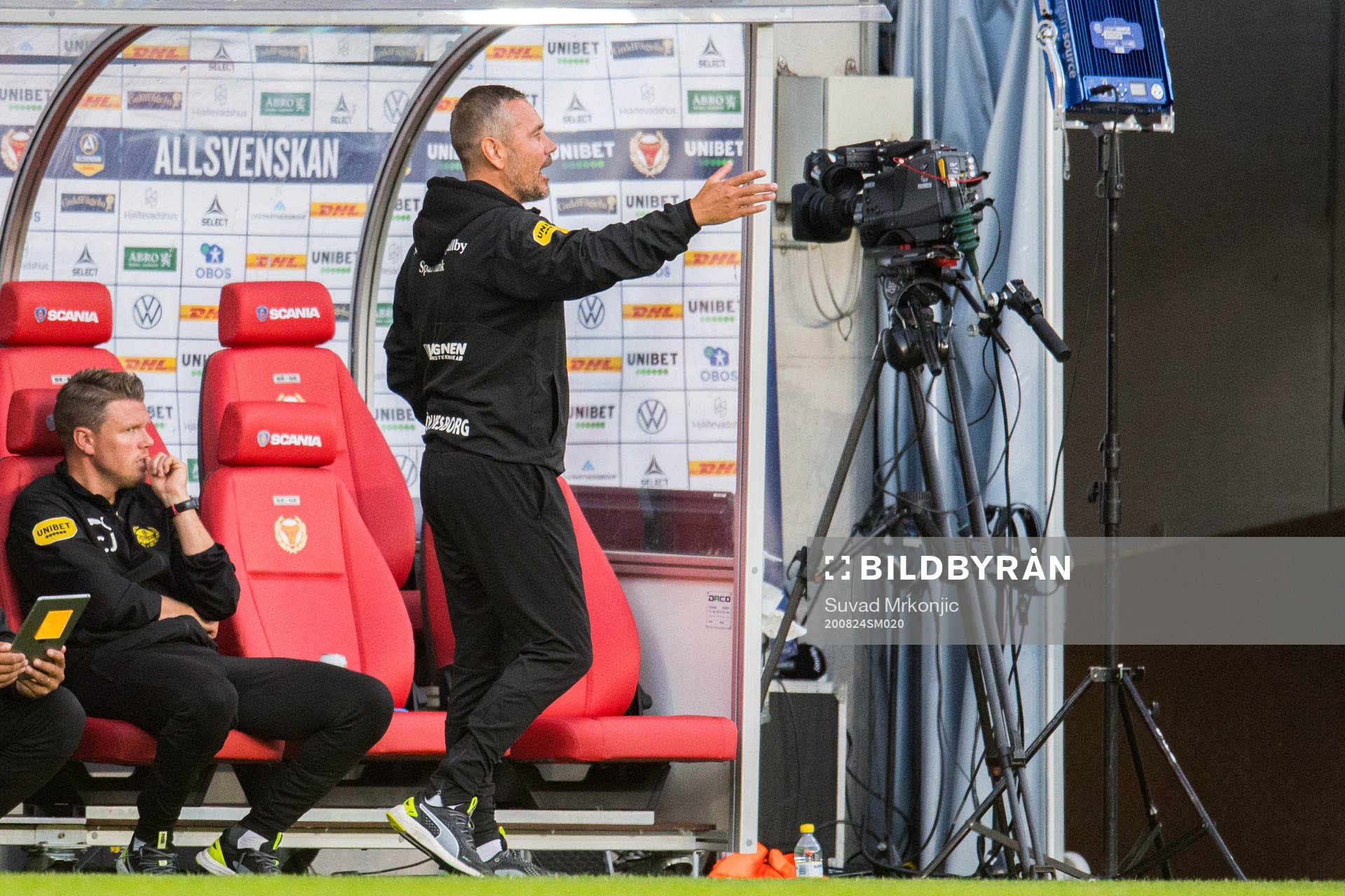Mjällbys tränare Marcus Lantz