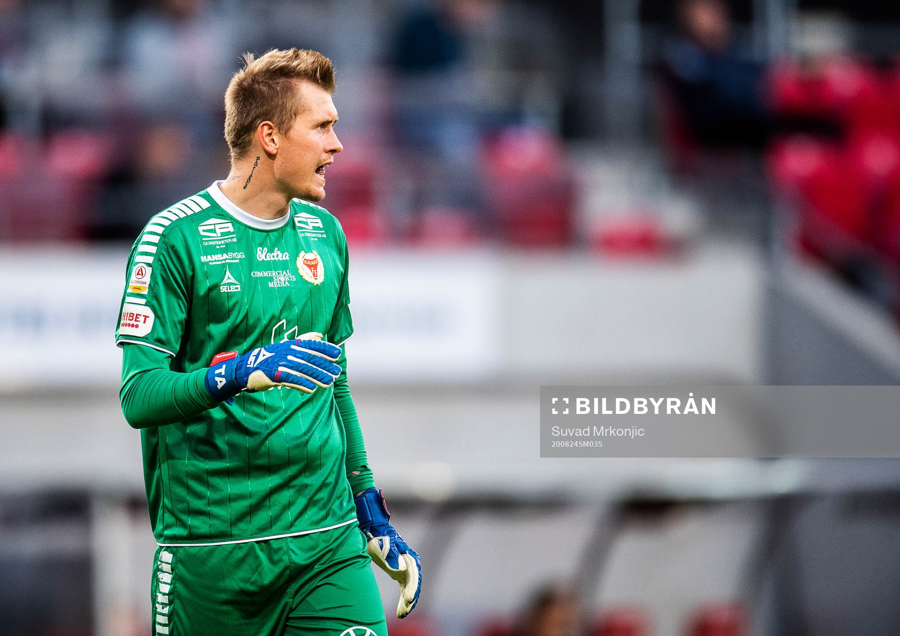 Kalmars målvakt Tobias Andersson