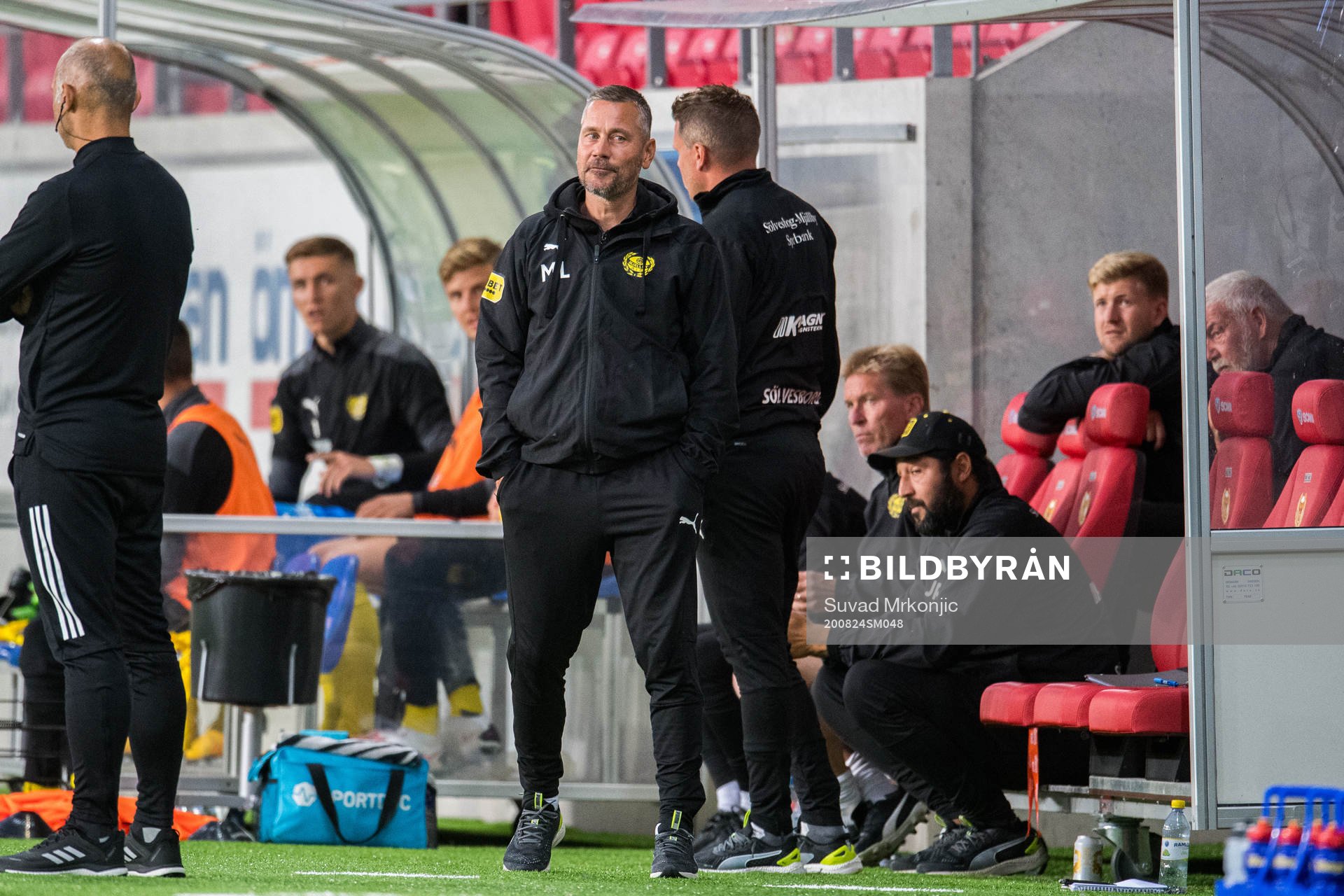 Mjällbys tränare Marcus Lantz