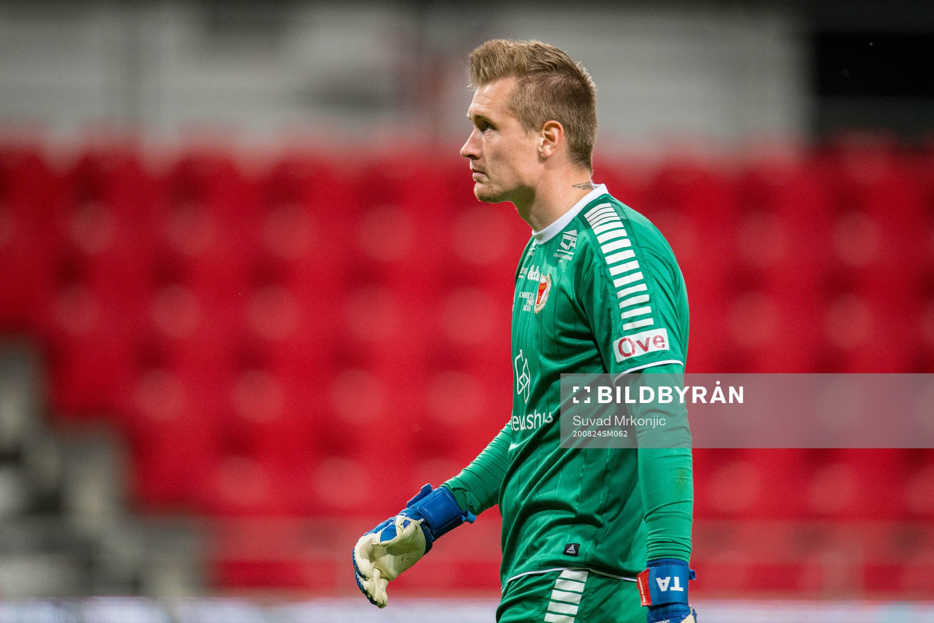 Kalmars målvakt Tobias Andersson deppar