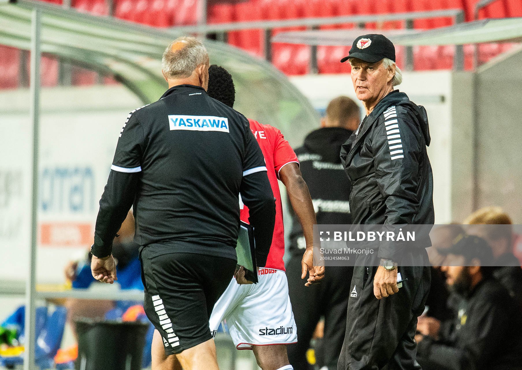 Kalmars tränare Nanne Bergstrand deppar