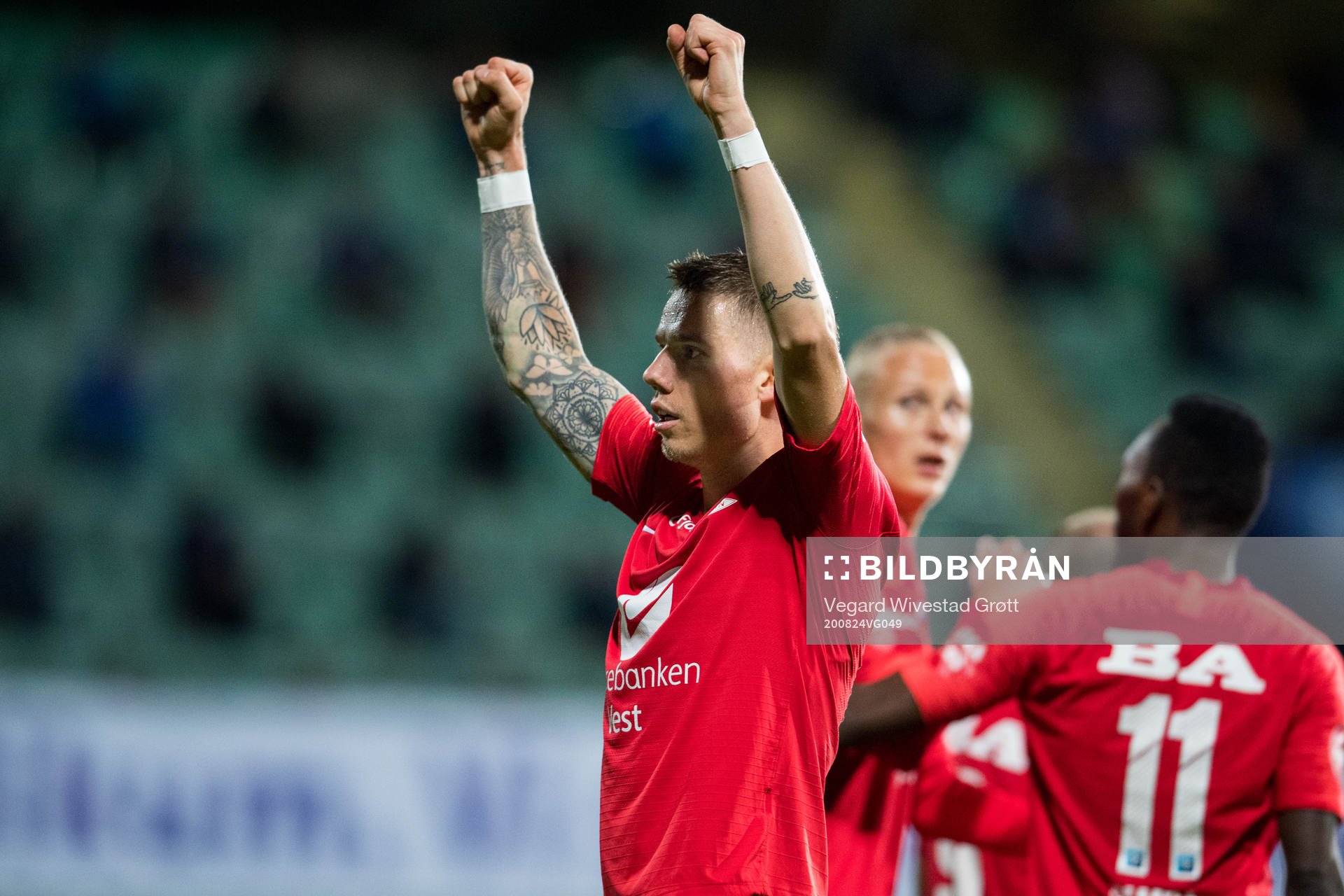 Robert Taylor of Brann celebrates
