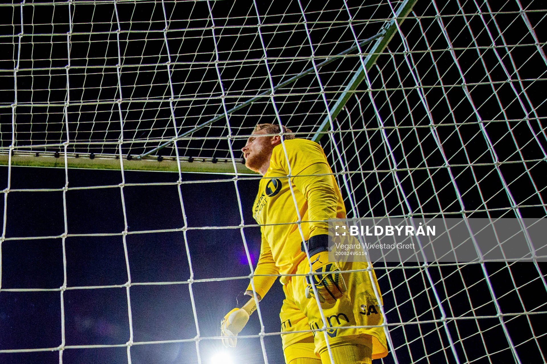 Goalkeeper Marcus Sandberg of Stabæk looks dejected
