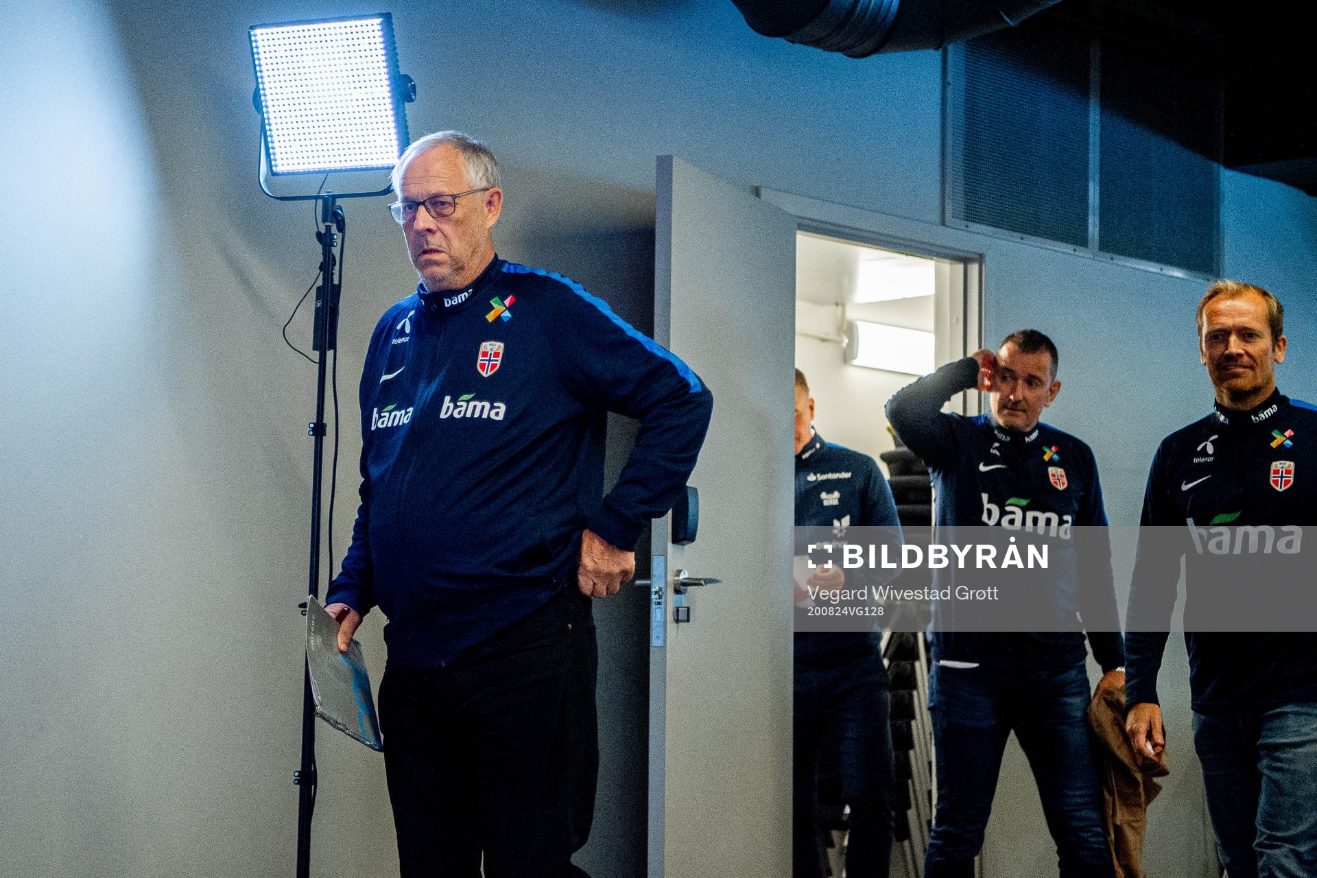 Lars Lagerbäck, head coach of Norway