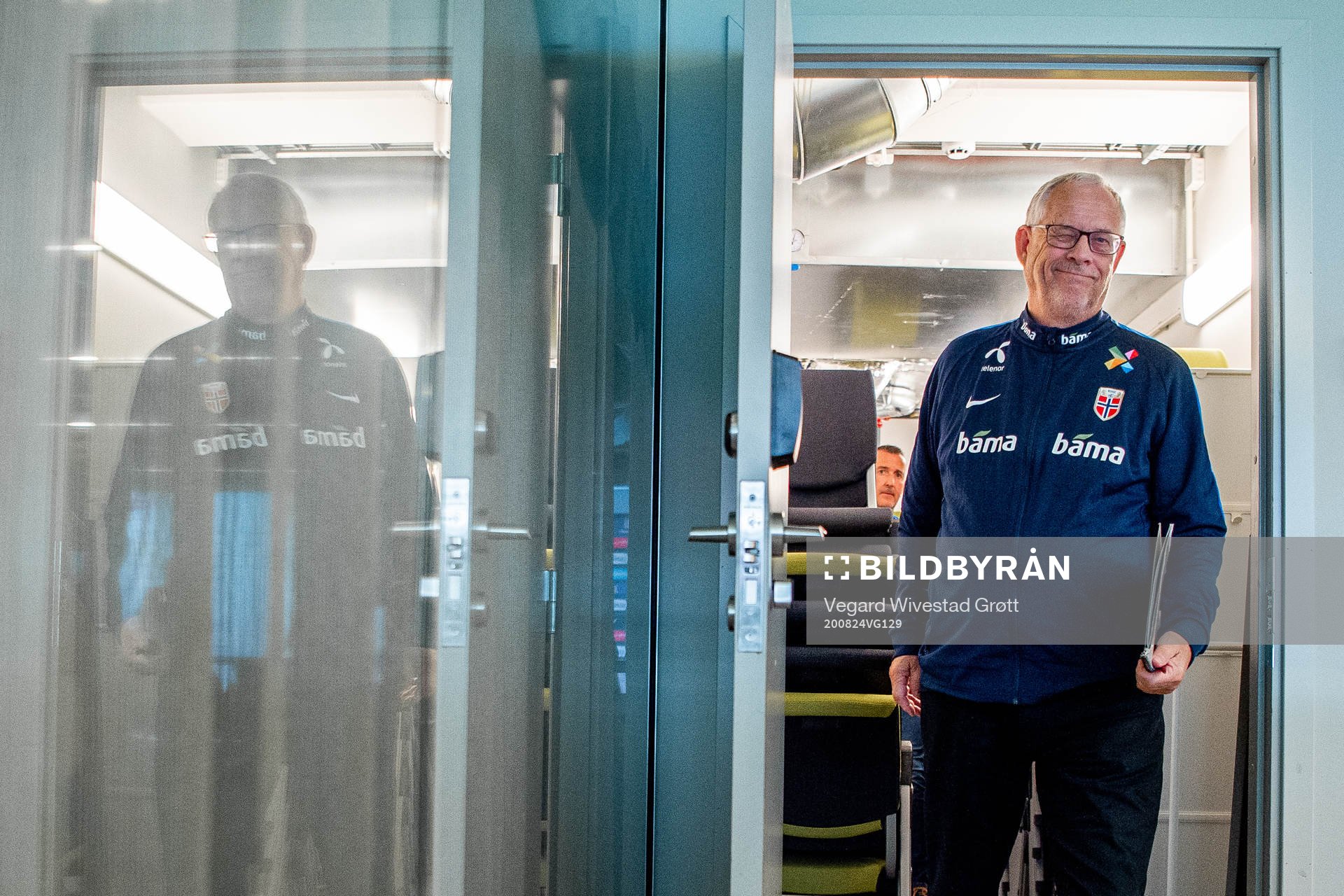 Lars Lagerbäck, head coach of Norway