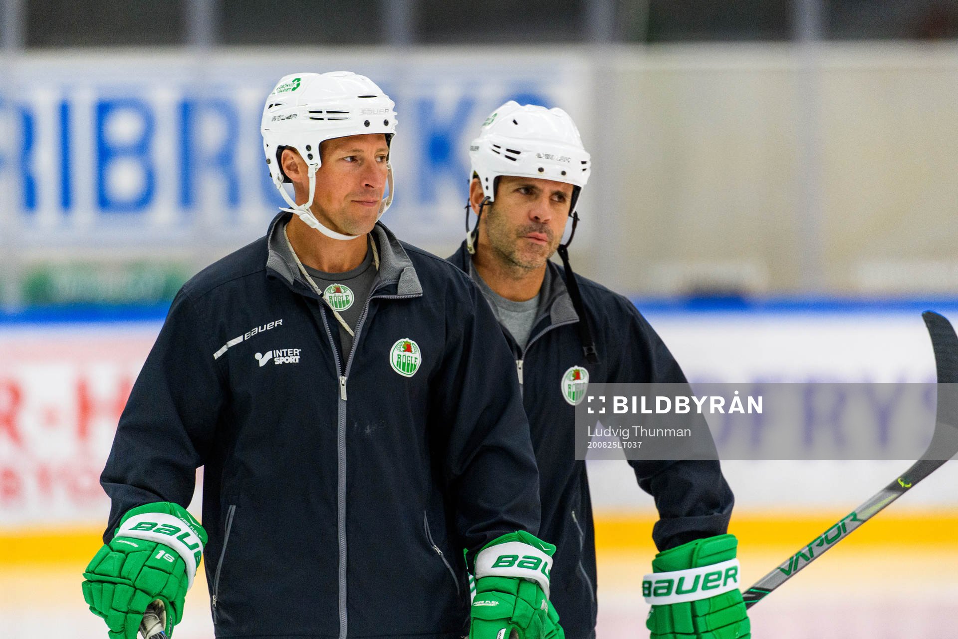 Tränare Cam Abbott och assisterande tränare Cory Murphy