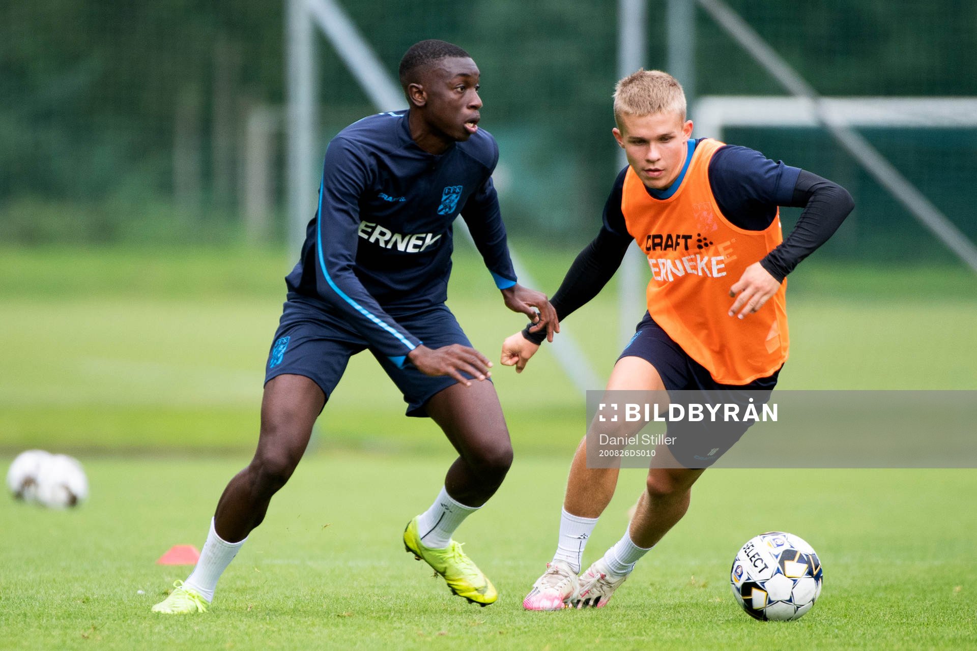 Yahya Kalley och Isak Dahlqvist tränar med IFK Göteborg