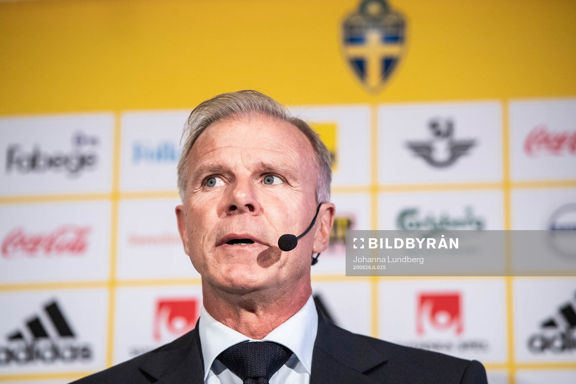 Head coach of the U21 team Roland Nilsson