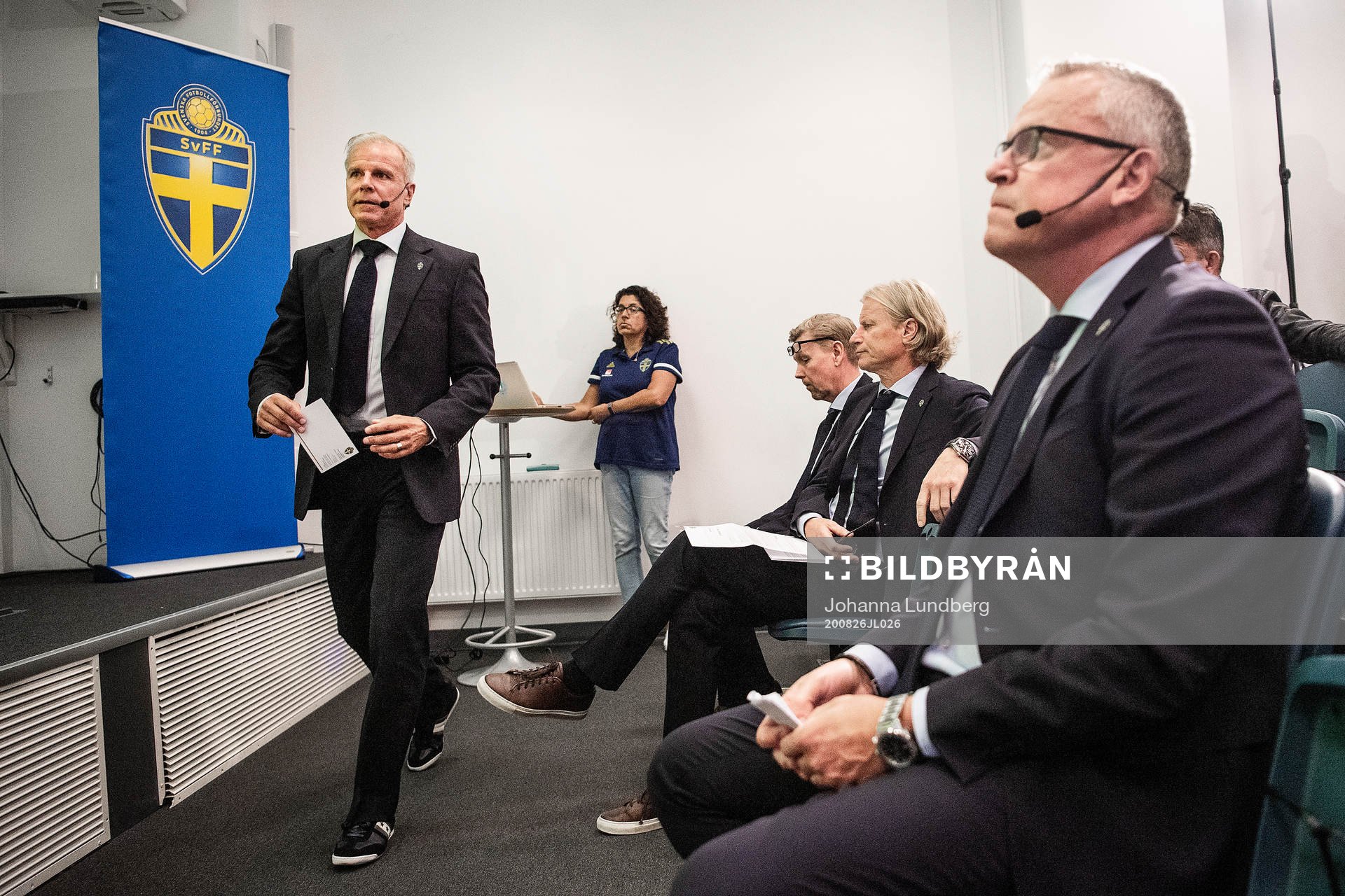 Head coach of the U21 team Roland Nilsson and head coach