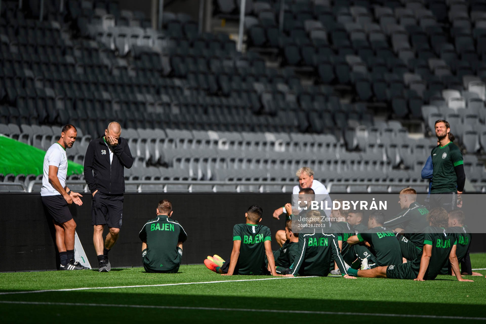 Hammarbys assisterande tränare Joachim Björklund och
