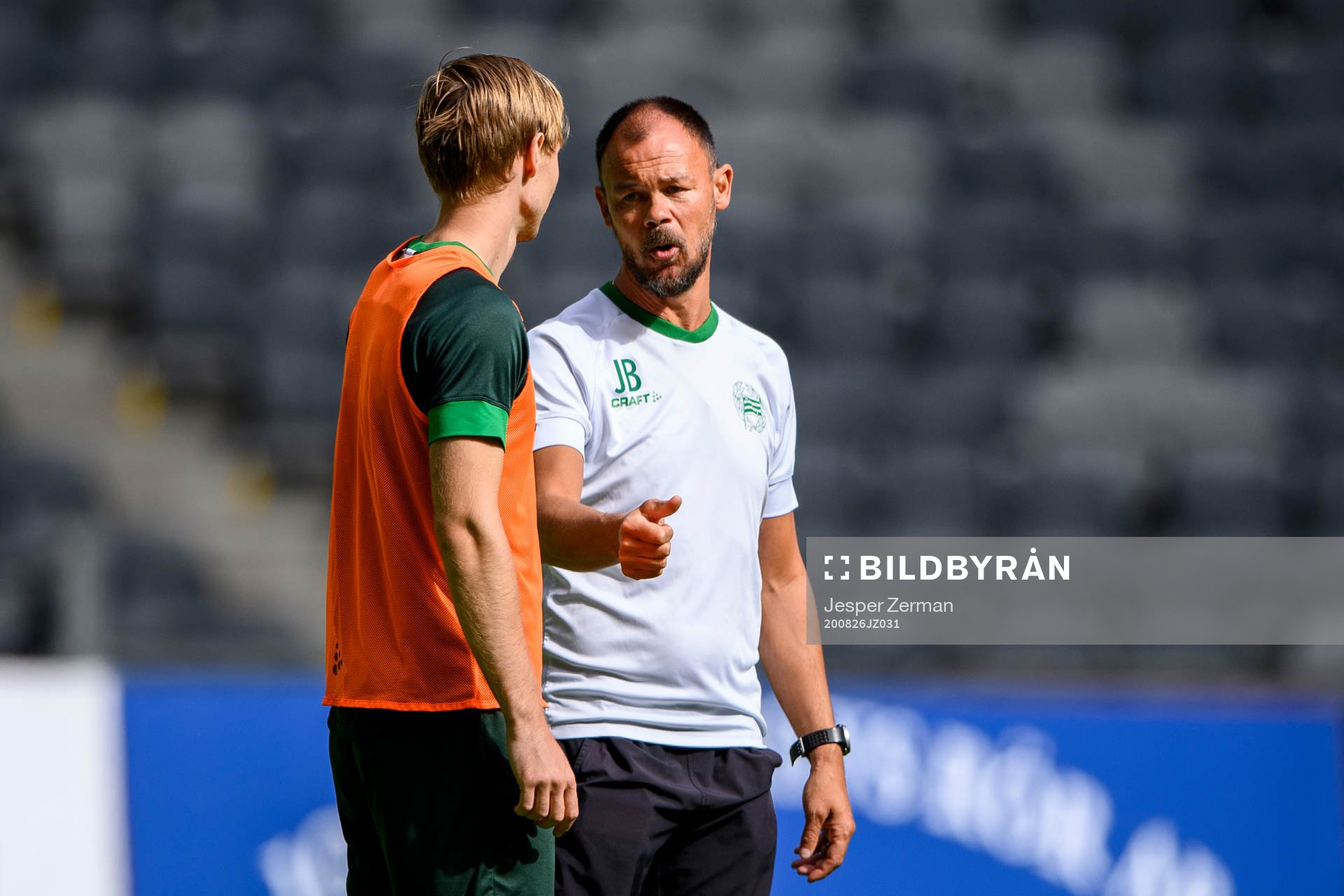 Hammarbys assisterande tränare Joachim Björklund