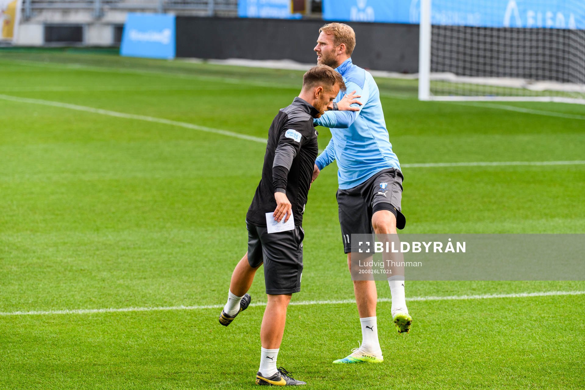 Mark Read, physical trainer and Ola Toivonen