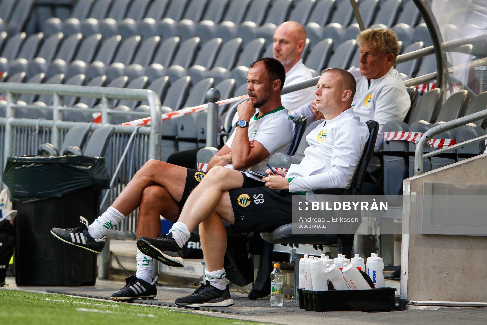 Joachim Björklund, assistant coach and Stefan Billborn,