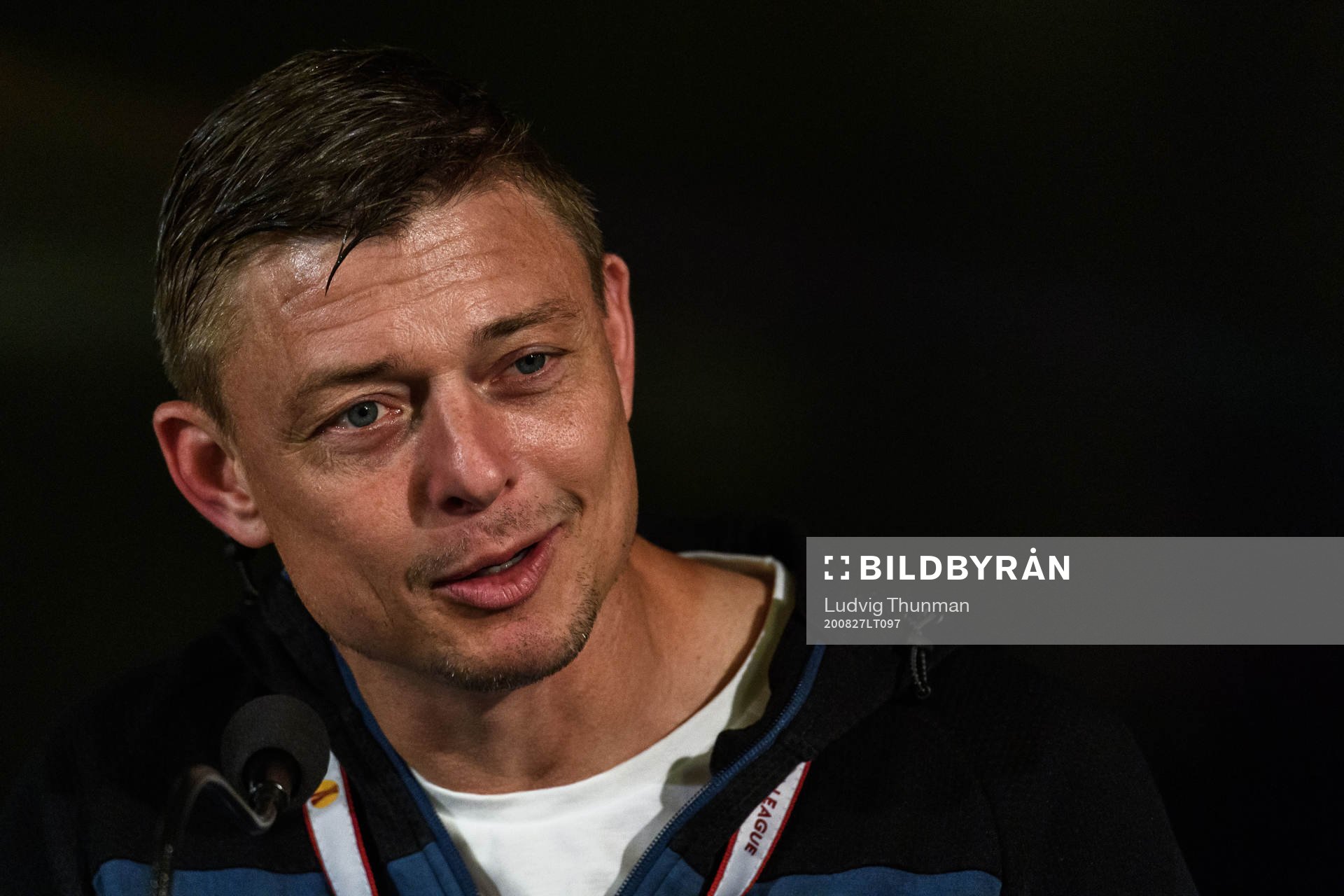 Jon Dahl Tomasson, head coach of Malmö FF at the press