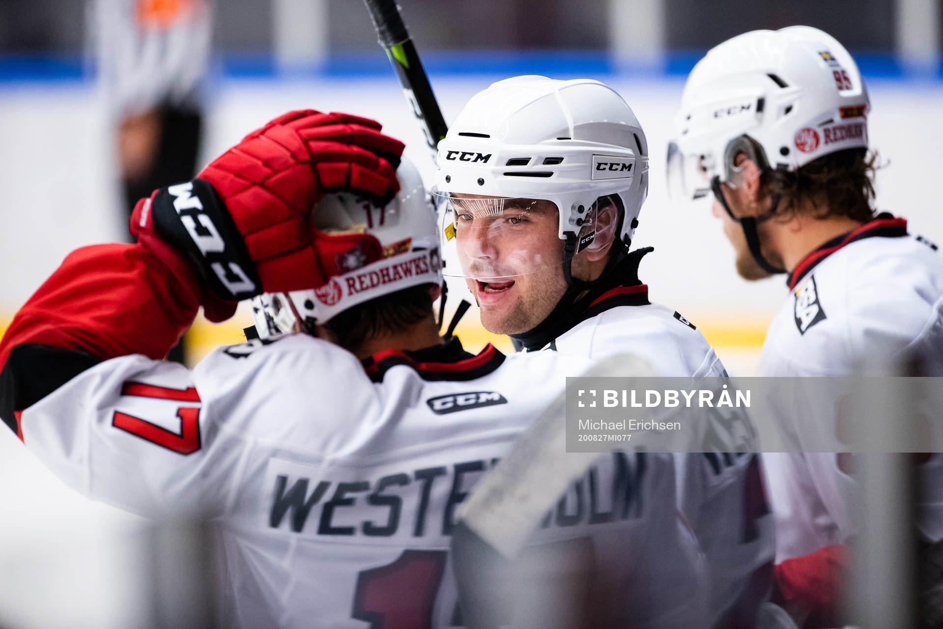 Malmö Redhawks Pathrik Westerholm och Pontus Westerholm
