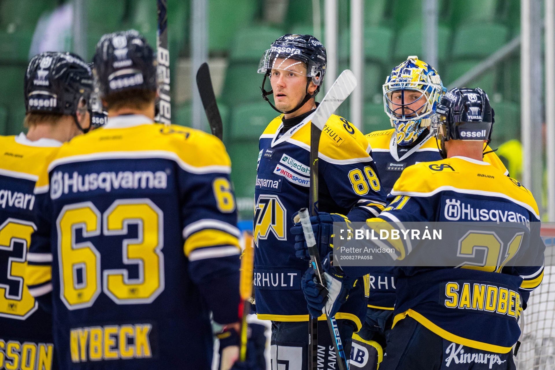 s Jesper Kokkonen och Christian Sandberg jublar med