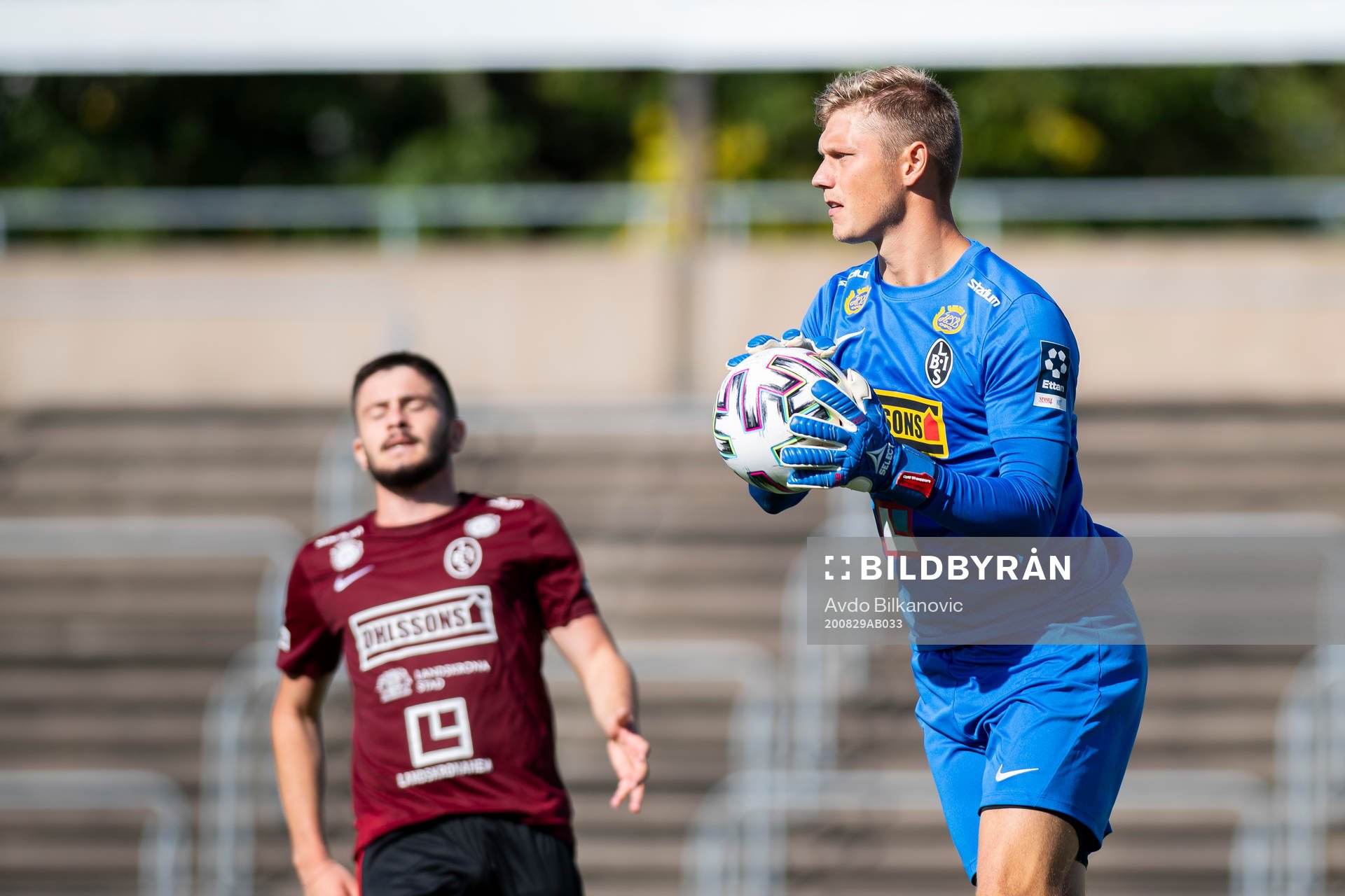 Landskronas målvakt Philip Mårtensson