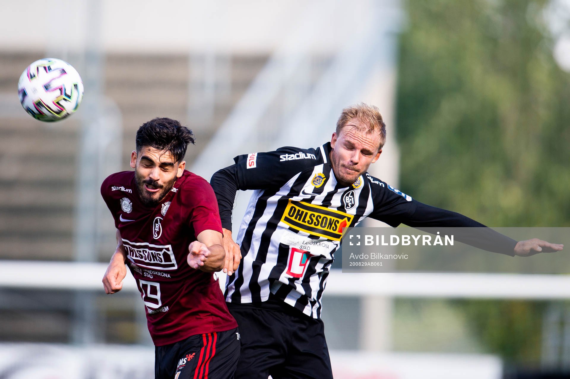 Landskronas Jonathan Asp och Assyriska Zackarias Faour i