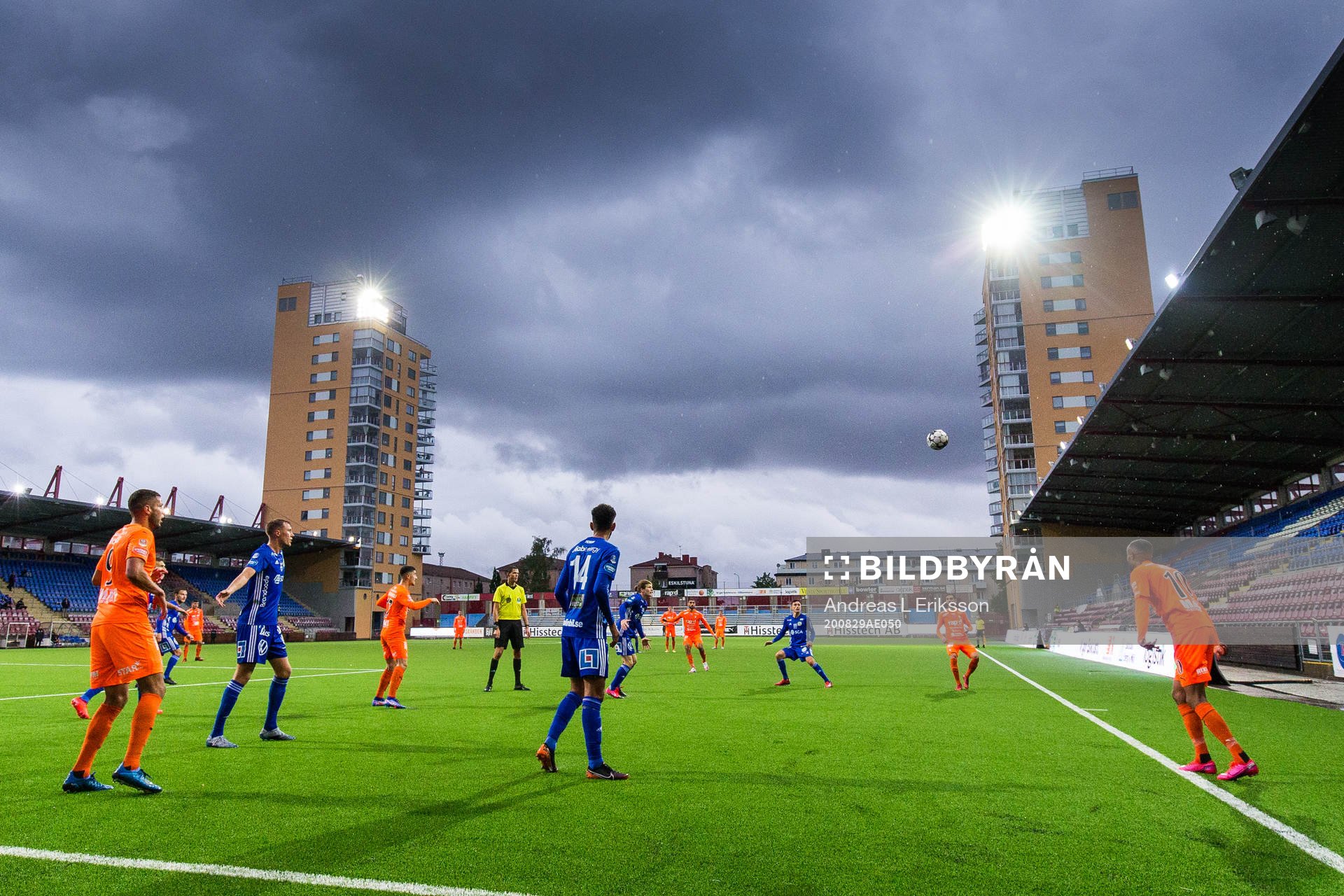 AFC Eskilstunas Ferid Ali med ett inkast
