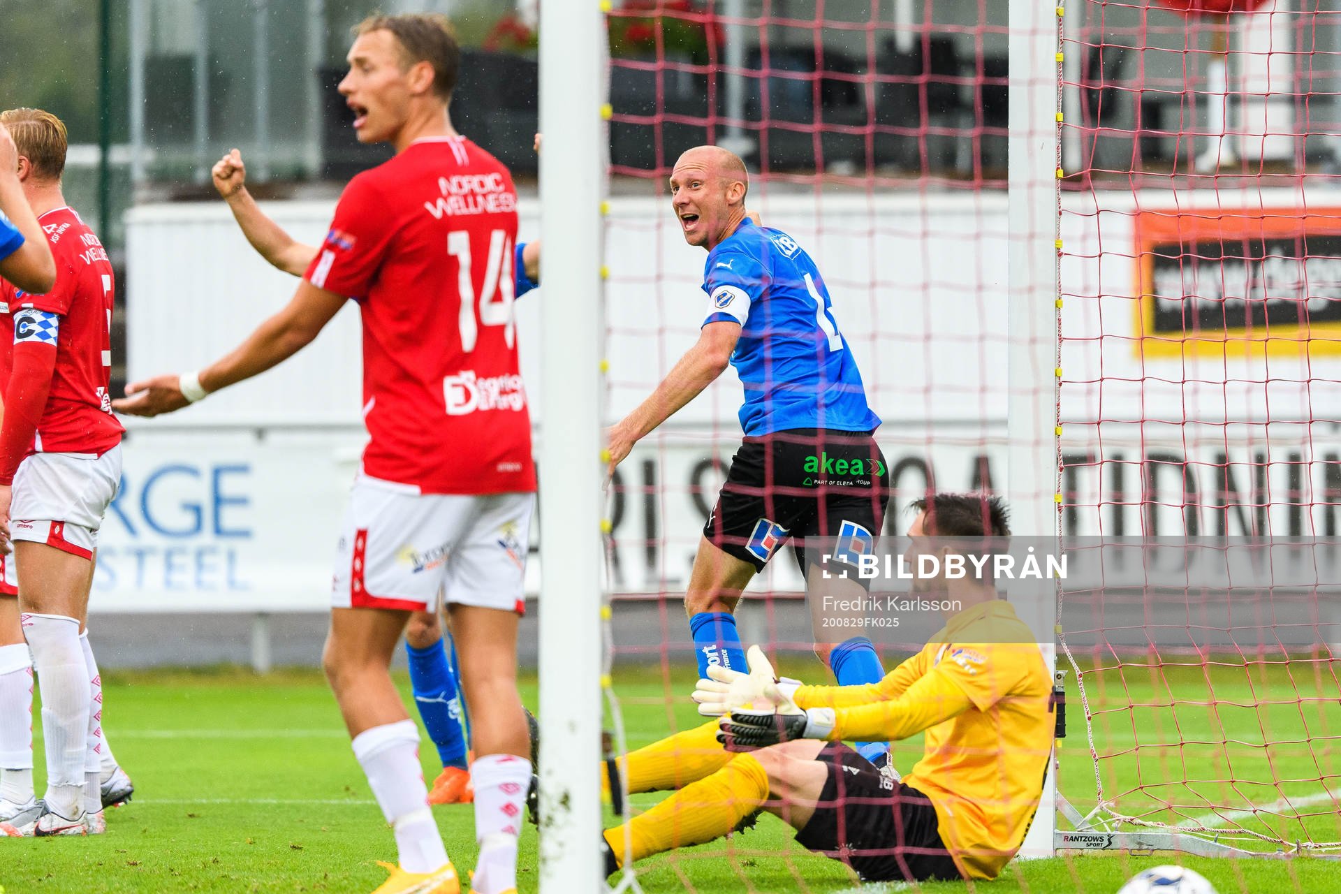 Halmstads Andreas Johansson jublar