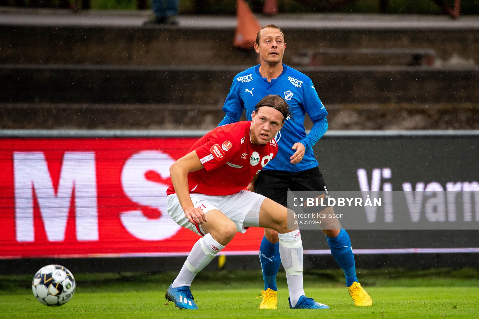 Degerfors Adam Carlén och Halmstads Joel Allansson