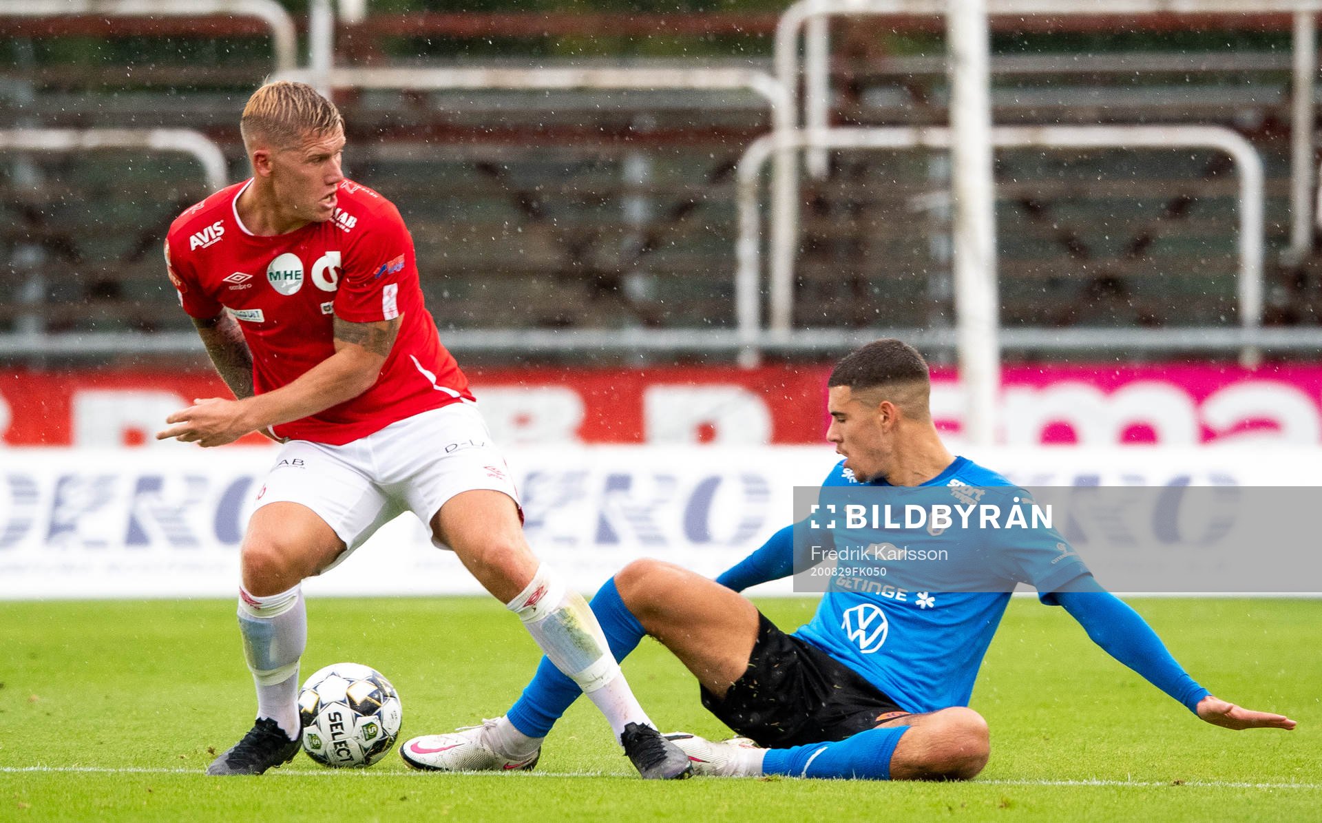 Degerfors Victor Edvardsen och Halmstads Edvin Kurtulus