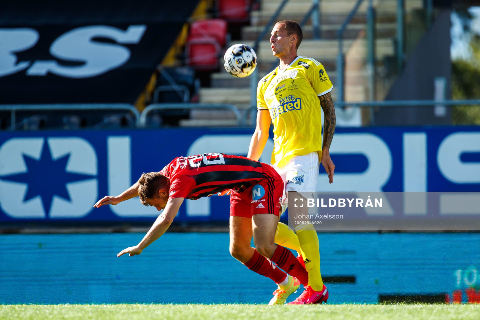 Östersunds Charlie Colkett och Falkenbergs Gustaf Nilsson