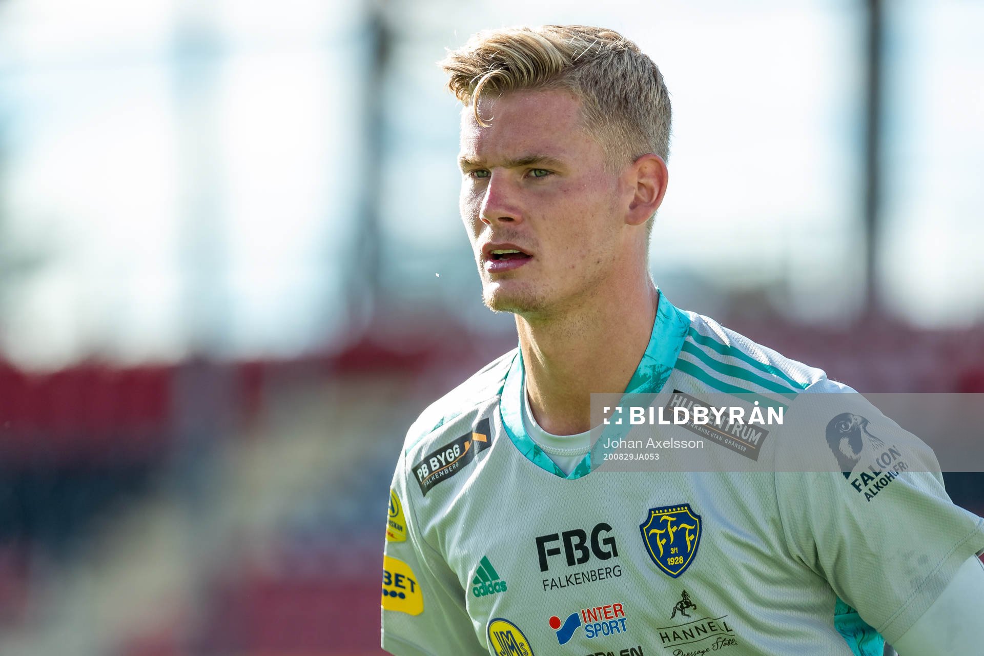 Falkenbergs målvakt Johan Brattberg