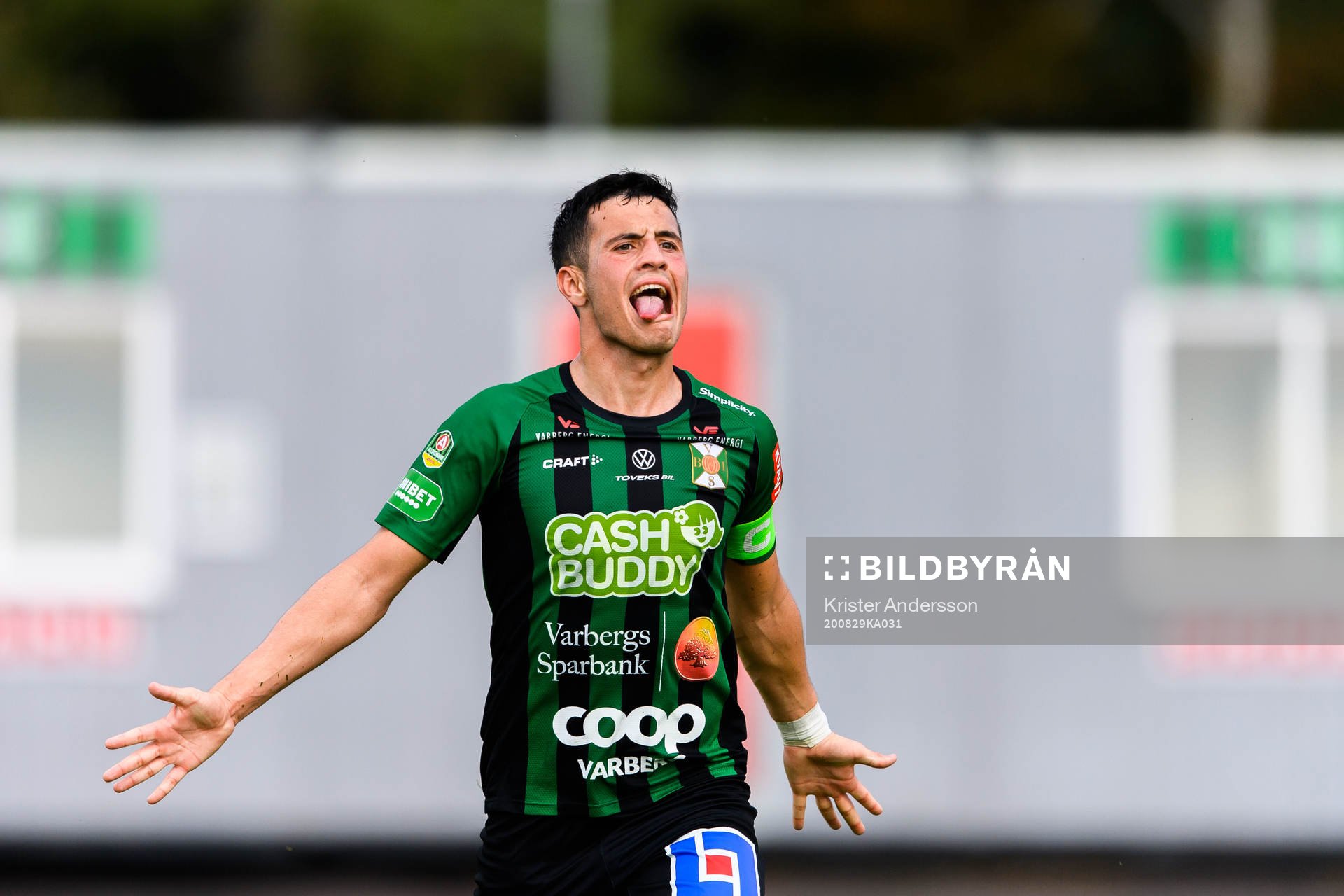 Varbergs Astrit Selmani jublar