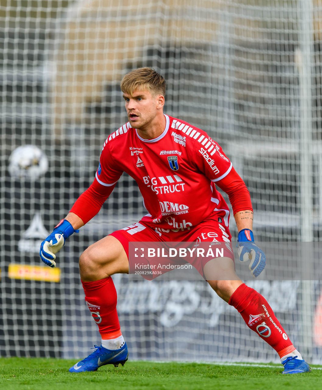 Sirius målvakt Lukas Jonsson