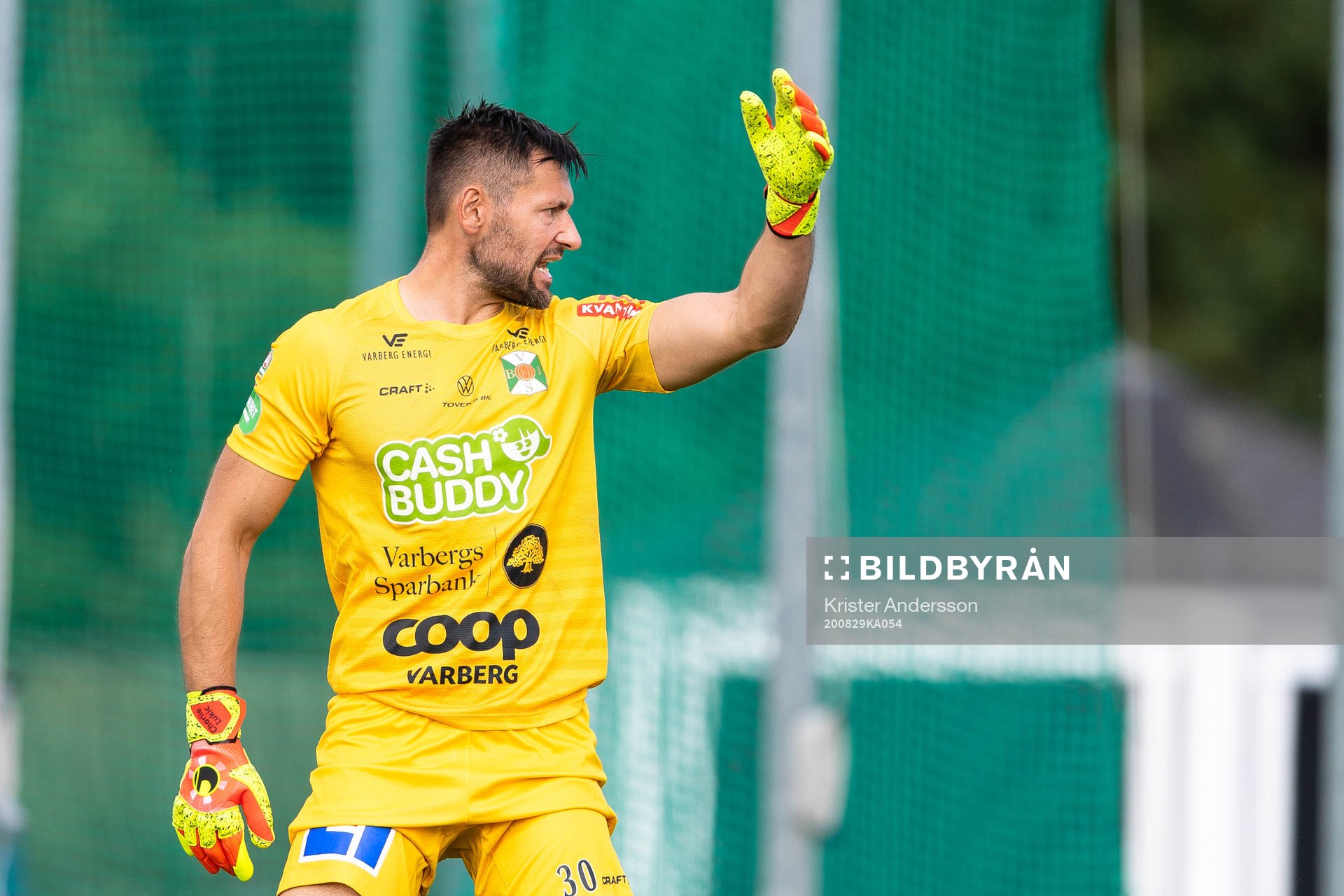 Varbergs målvakt Stojan Lukic
