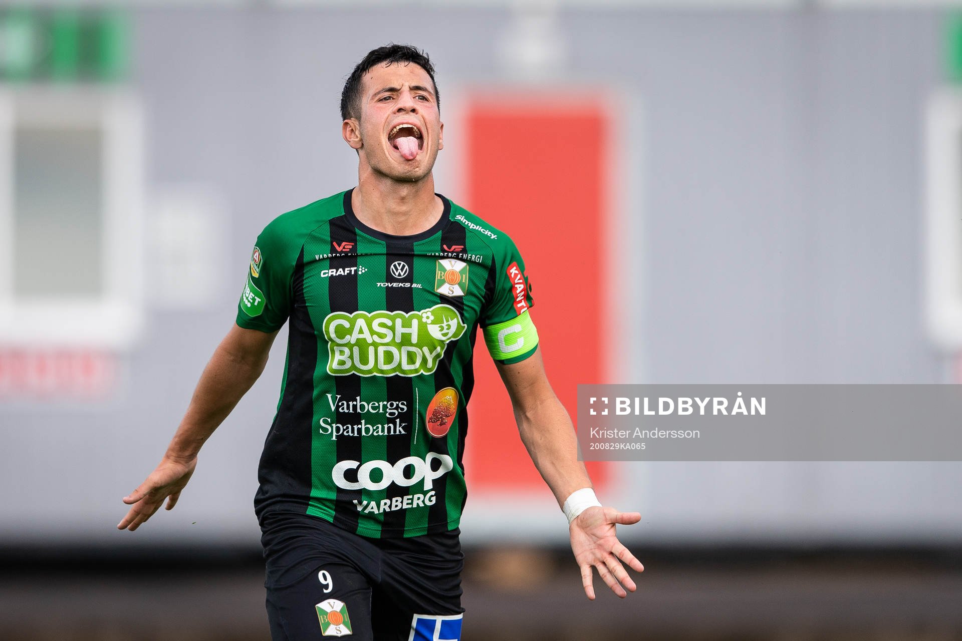 Varbergs Astrit Selmani jublar