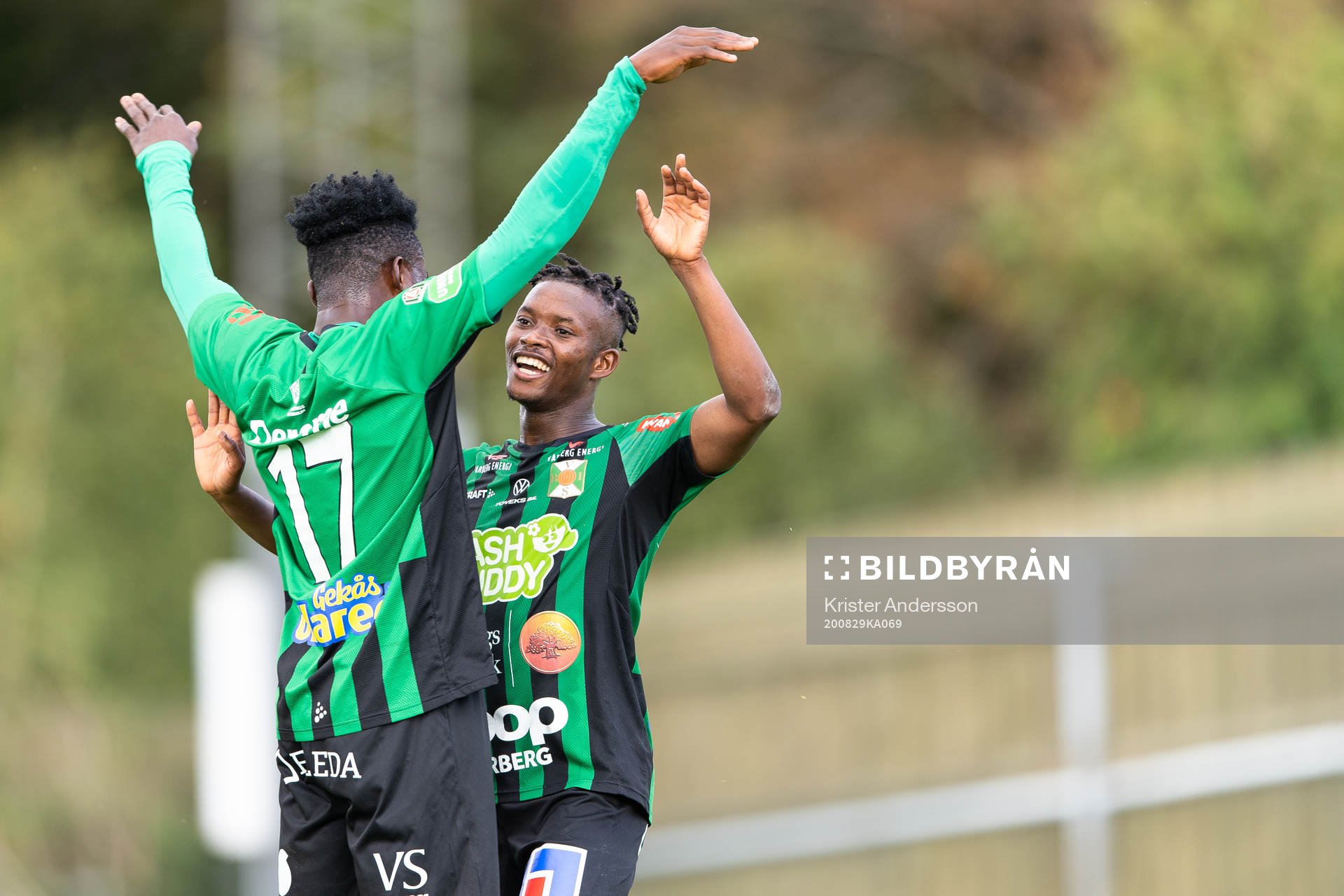 Varbergs Adama Fofana jublar