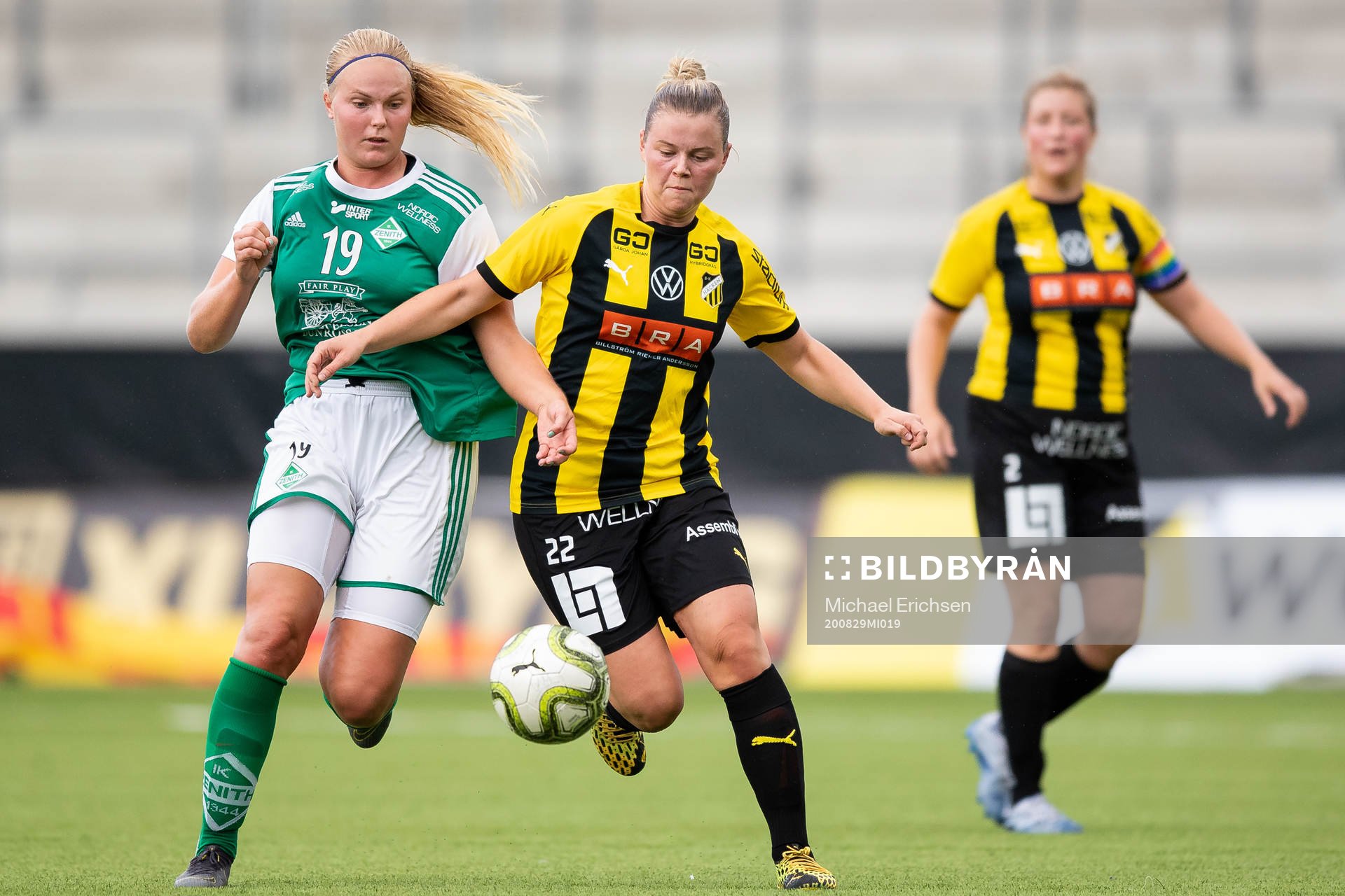 Zeniths Sandra Mannerstråle och Häckens Malin Rönnkvist