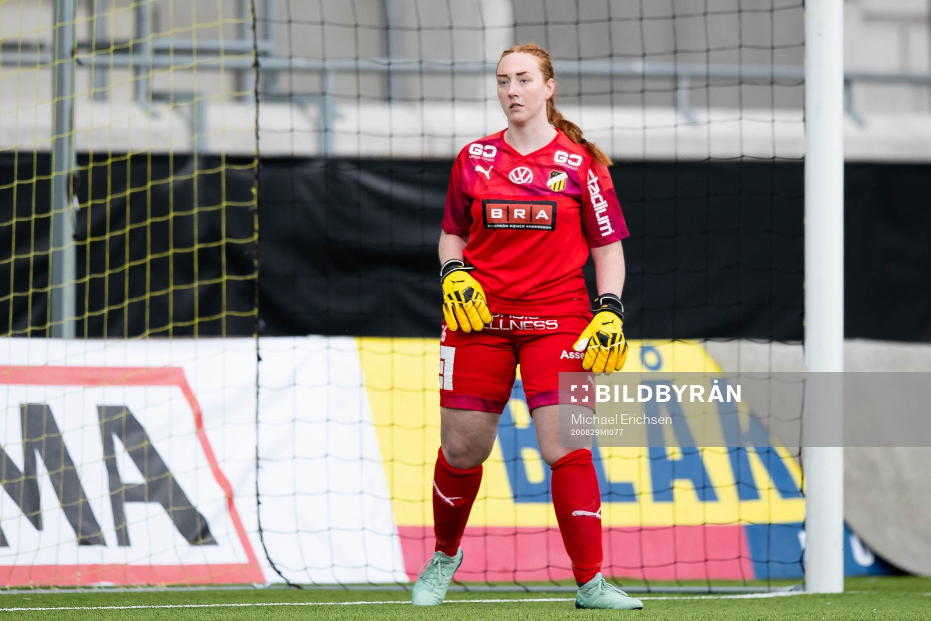 Häckens målvakt Nathalie Falk