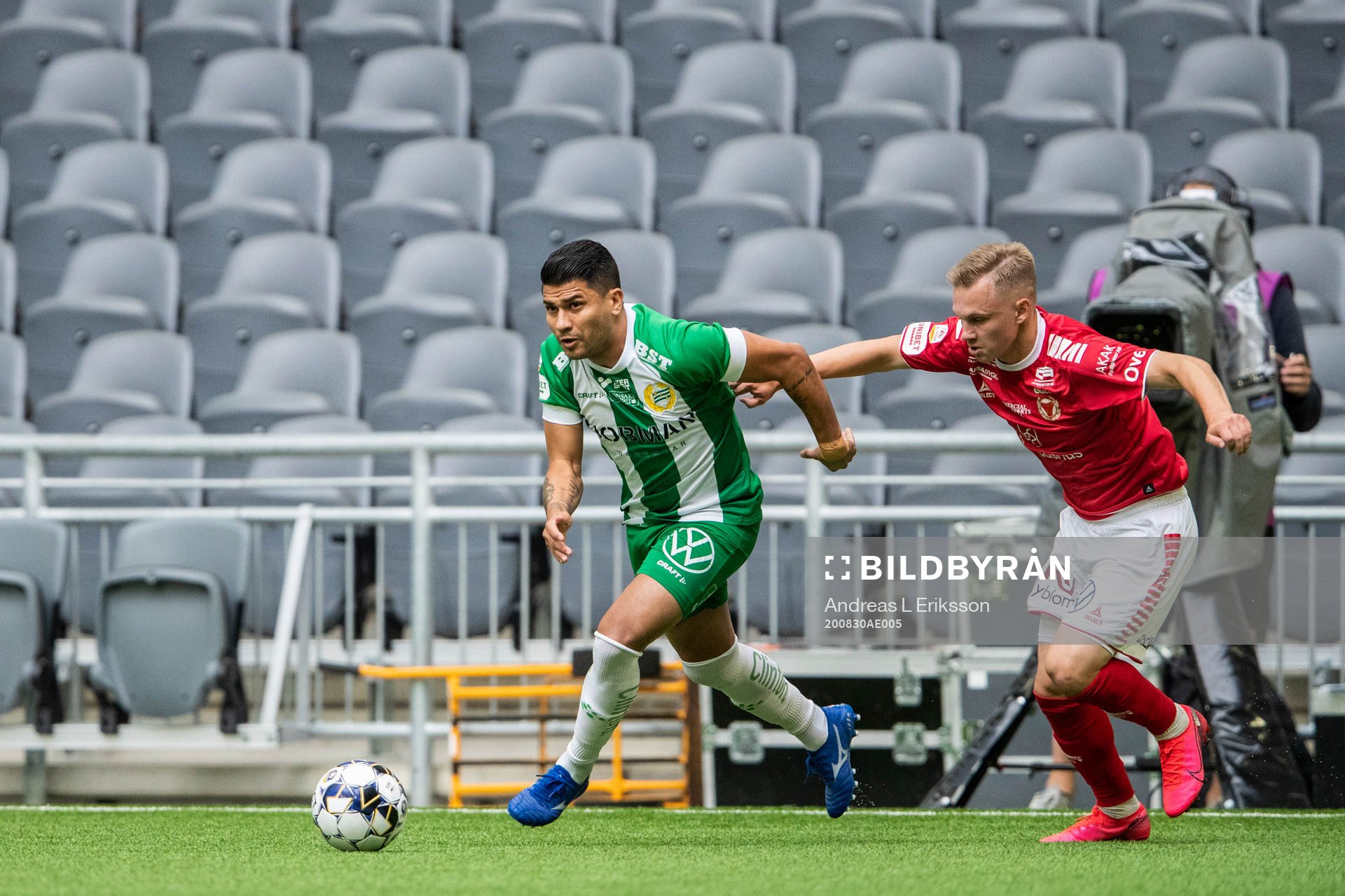 Hammarbys Paulinho och Kalmars Isak Jansson