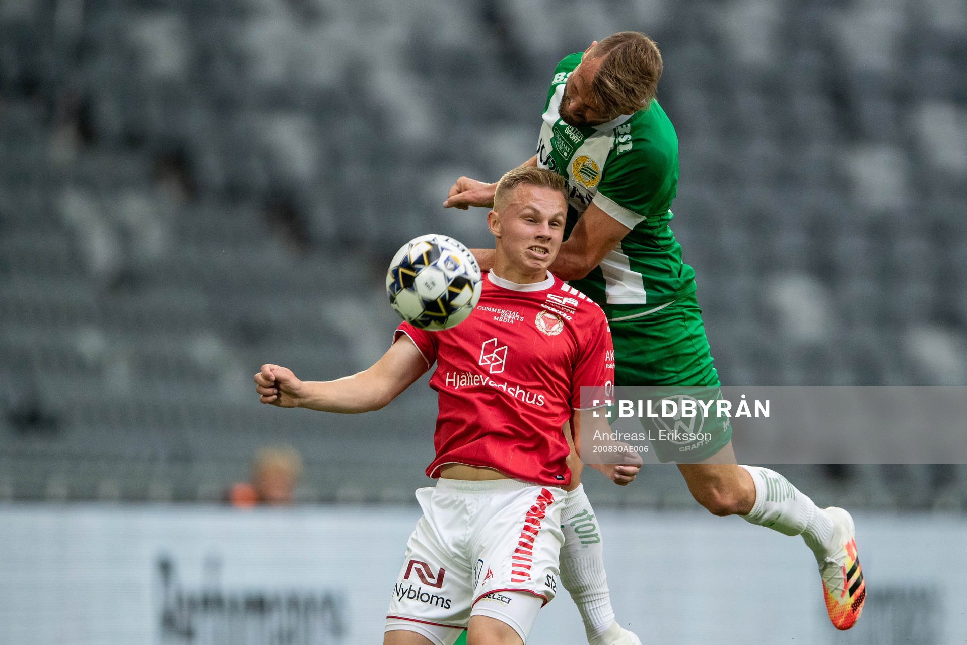 Kalmars Isak Jansson och Hammarbys Mads Fenger Nielsen