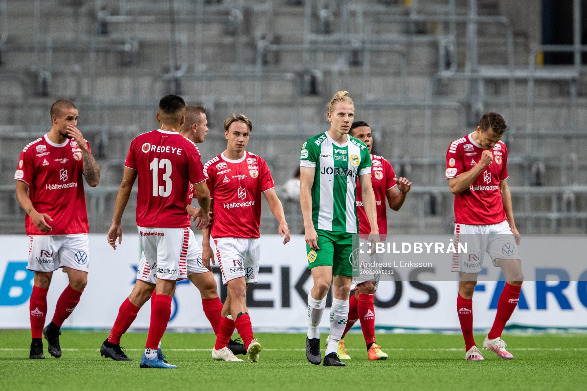 Hammarbys Gustav Ludwigson deppar