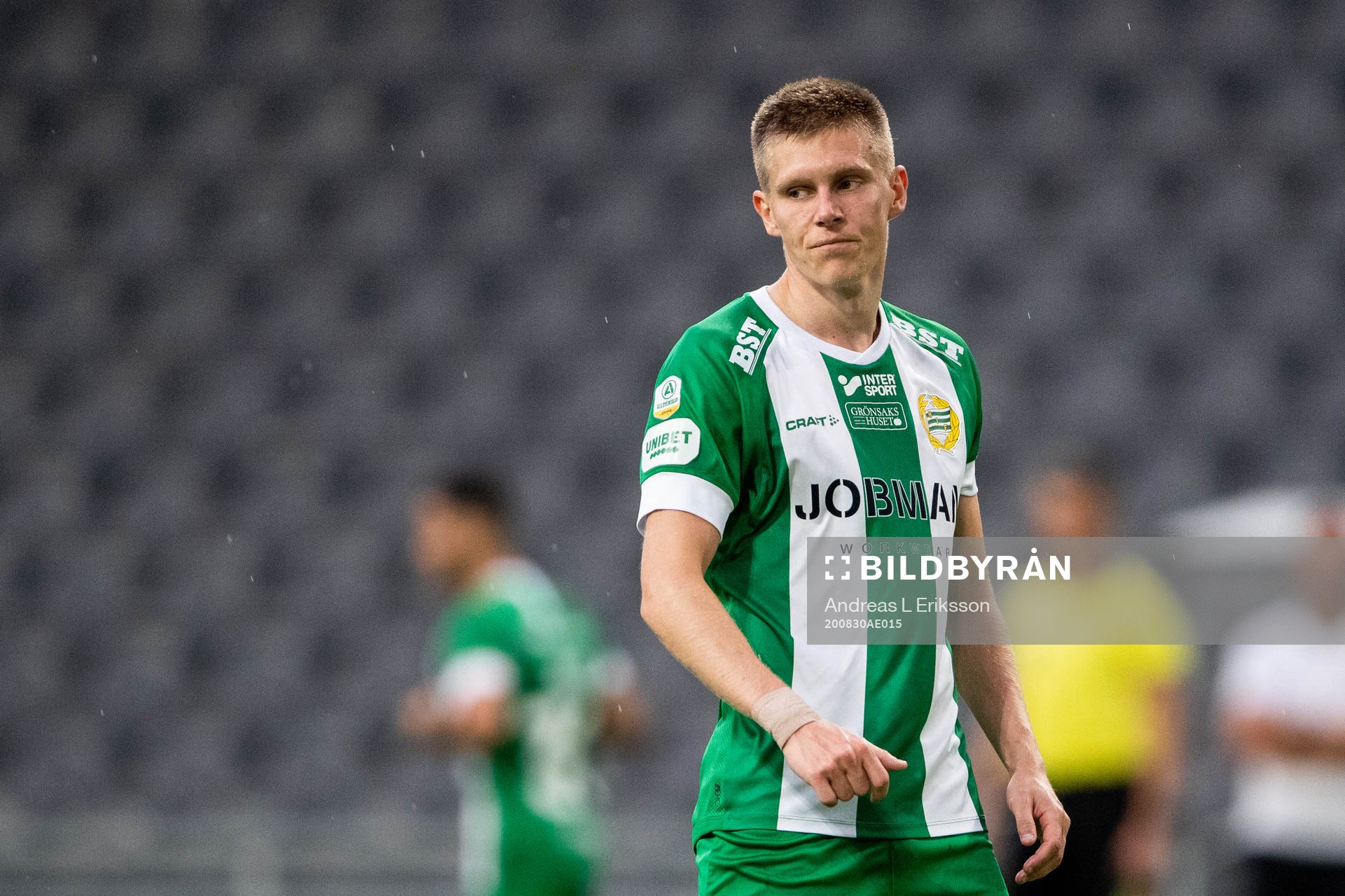 Hammarbys Aron Johansson deppar