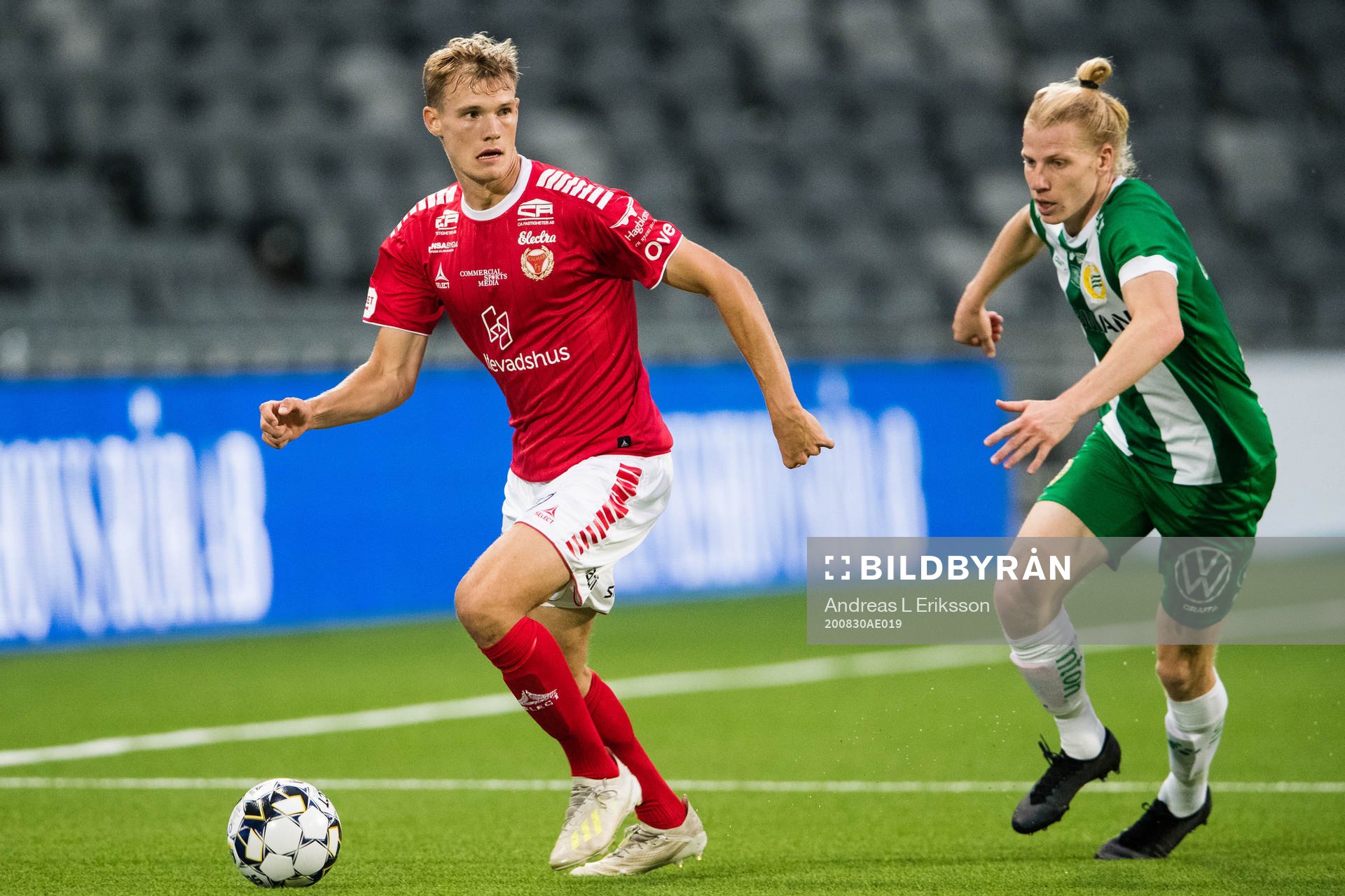 Kalmars Svante Ingelsson och Hammarbys Gustav Ludwigson