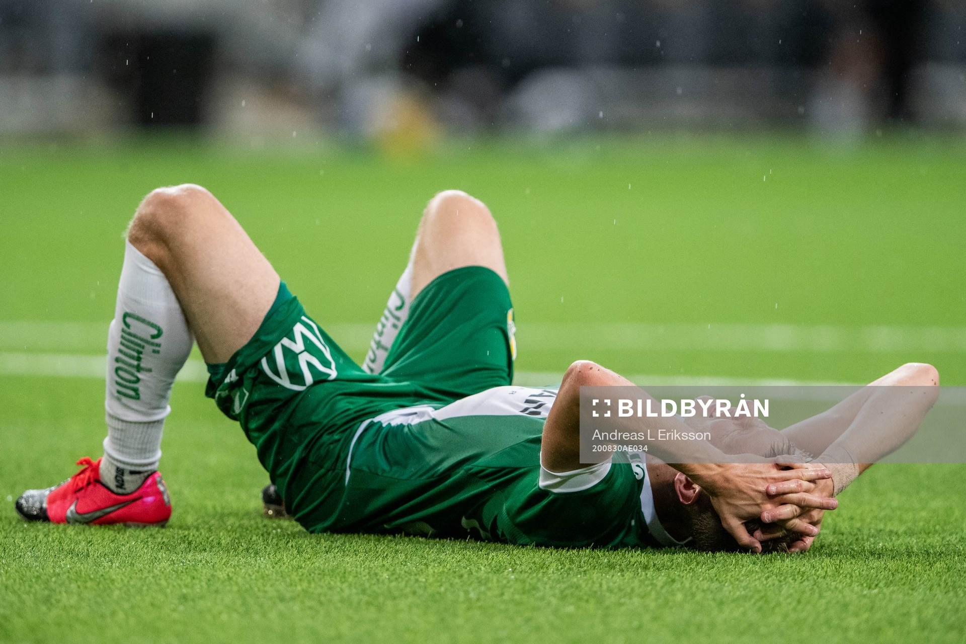 Hammarbys Aron Johansson deppar