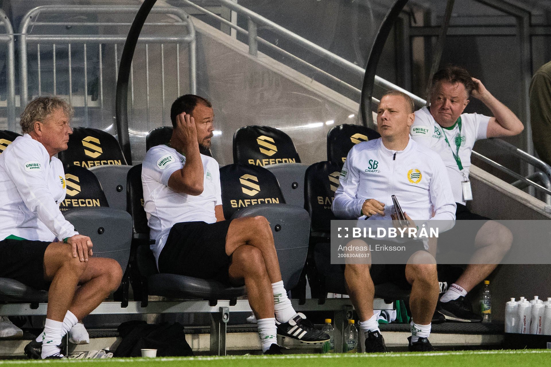 Hammarbys assisterande tränare Joachim Björklund och