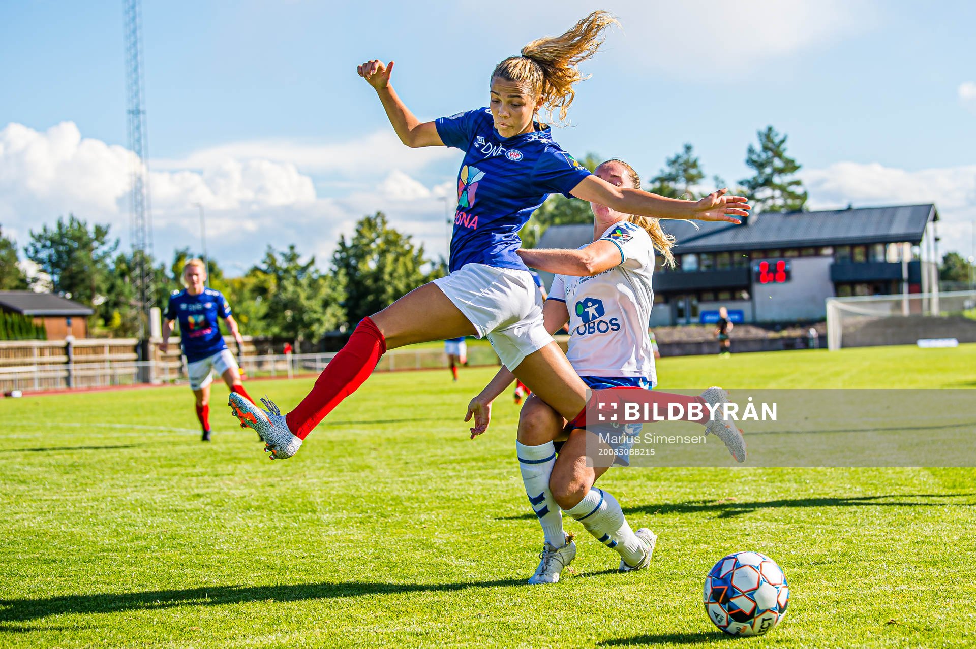 Celin Bizet Ildhusøy of Vålerenga during the Toppserien football match between Kolbotn and Vålerenga on August 30, 2020 in Oslo.